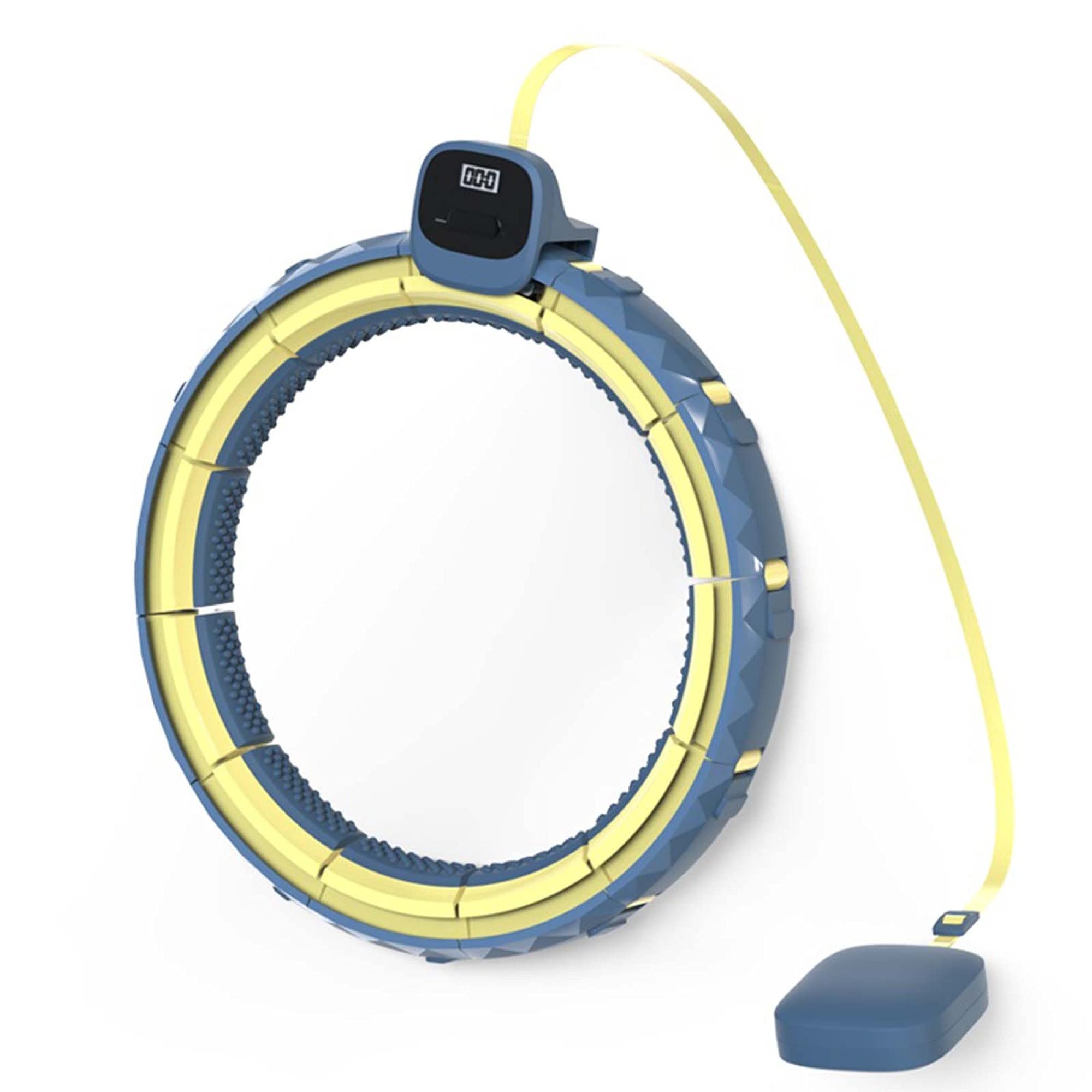 Adjustable Smart Weight Loss Hula Hoop for Adults - Waist Trimmer Exercise Hoop with Massage Function, Perfect for Beginners & Postpartum Moms | Home Gym Fitness Equipment for Toning & Core Workouts
