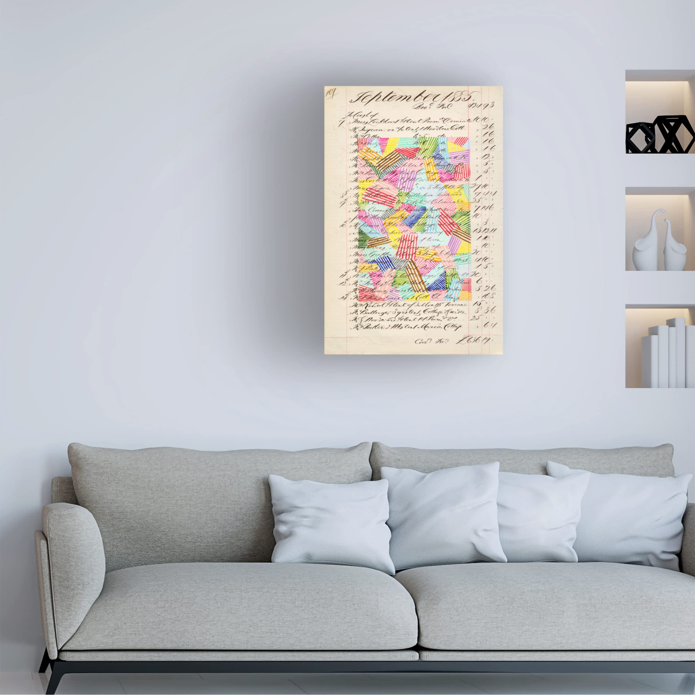 Nikki Galapon 'Journal Sketches XVII' Canvas Art Print - Modern Abstract Wall Decor for Living Room, Bedroom & Office | Trademark Fine Art Collection