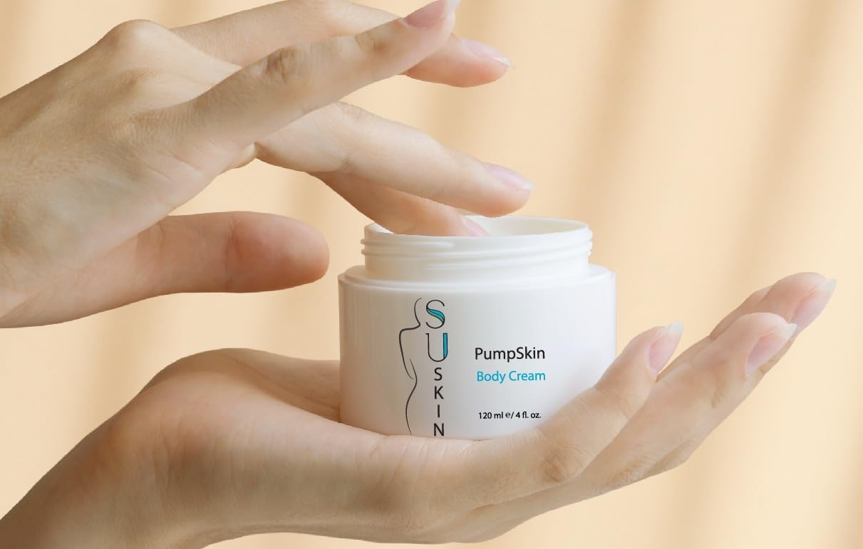Su-Skin Pumpkin Spice Body Cream - Hydrating Moisturizer & Lotion for Dry Skin | Nourishing Body Butter with Natural Ingredients | Perfect for Fall Skincare Routine & Daily Hydration