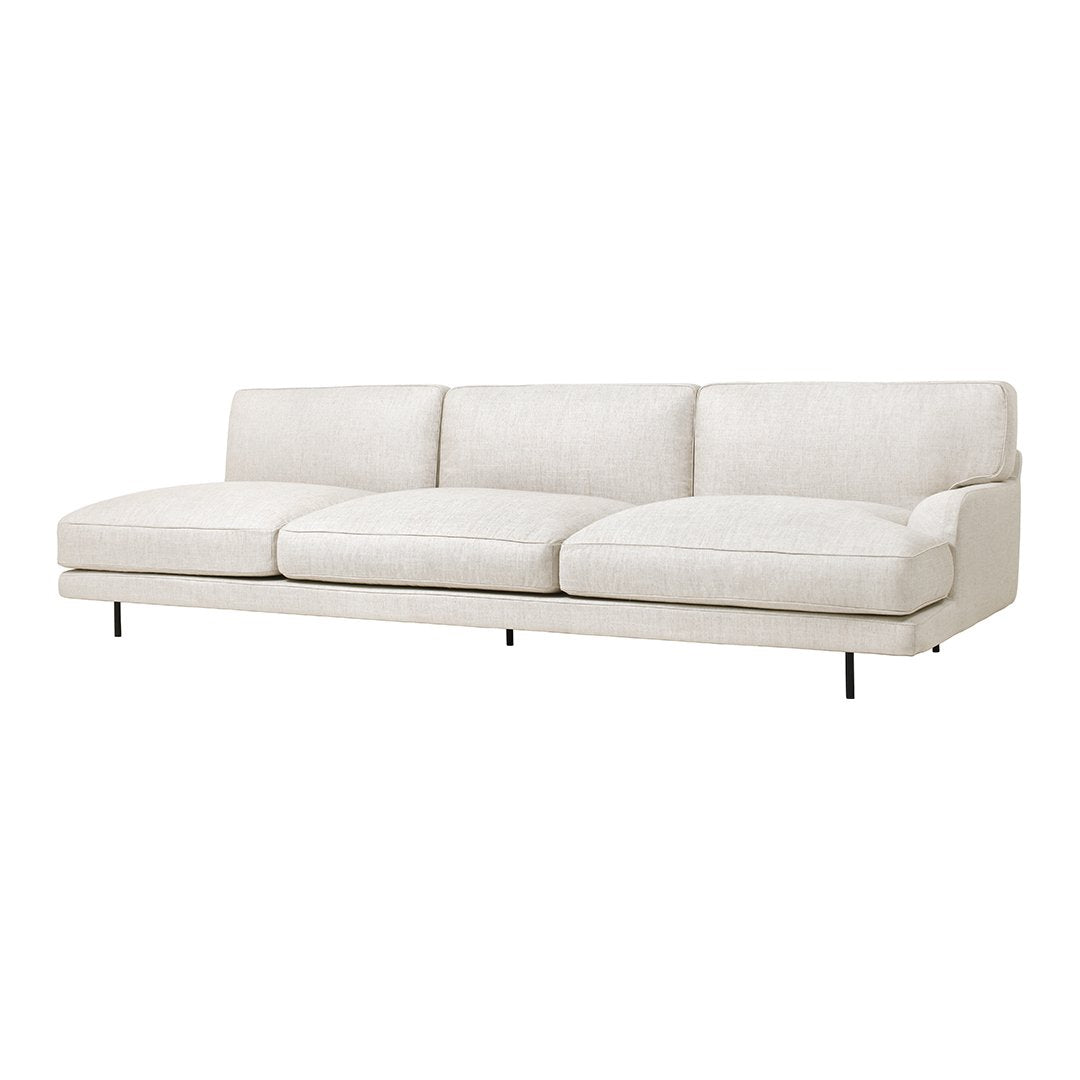 Flaneur 3-Seater Sofa with Armrests - Modern Living Room Furniture for Small Spaces, Apartments & Cozy Home Decor