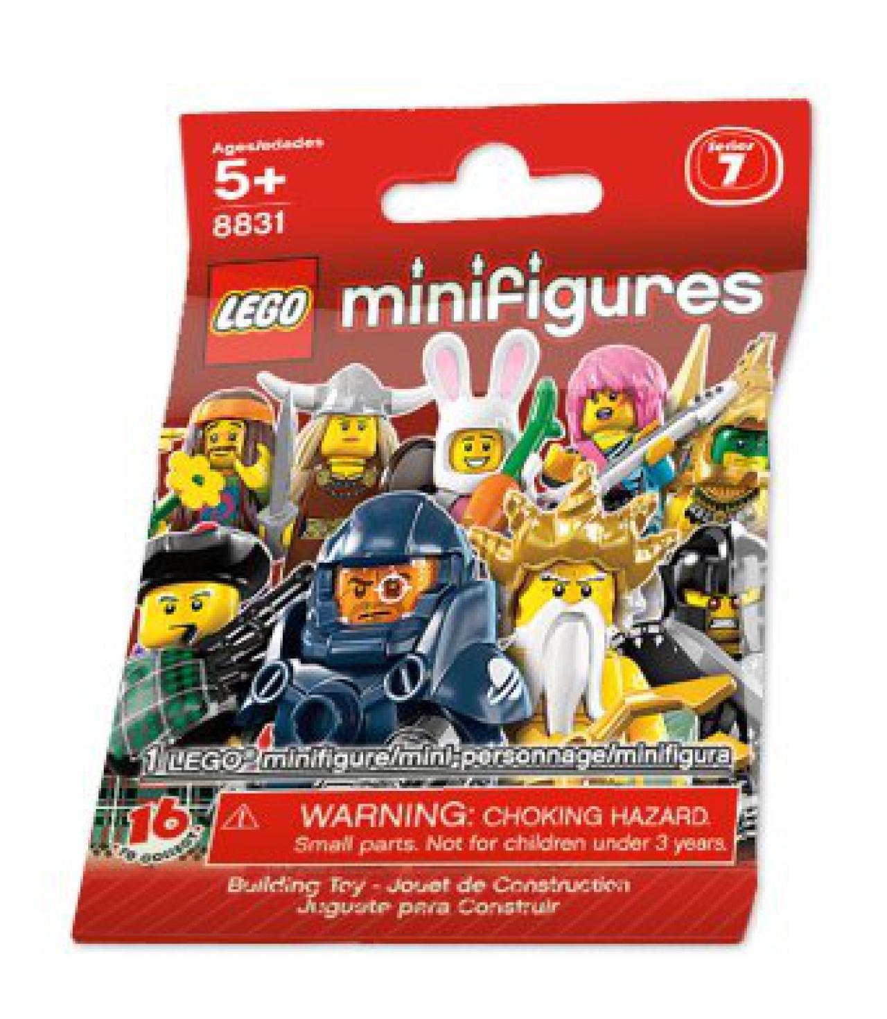 LEGO Mini-Figures Series 7 - Tennis Player Collectible Building Toy for Kids & Adults | Perfect for Play, Display & Gift Giving