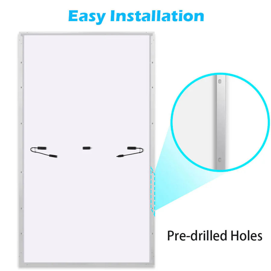 450W Monocrystalline PERC Solar Panel - UL 61730 Certified - High Efficiency Solar Module for Home, RV & Off-Grid Power Systems