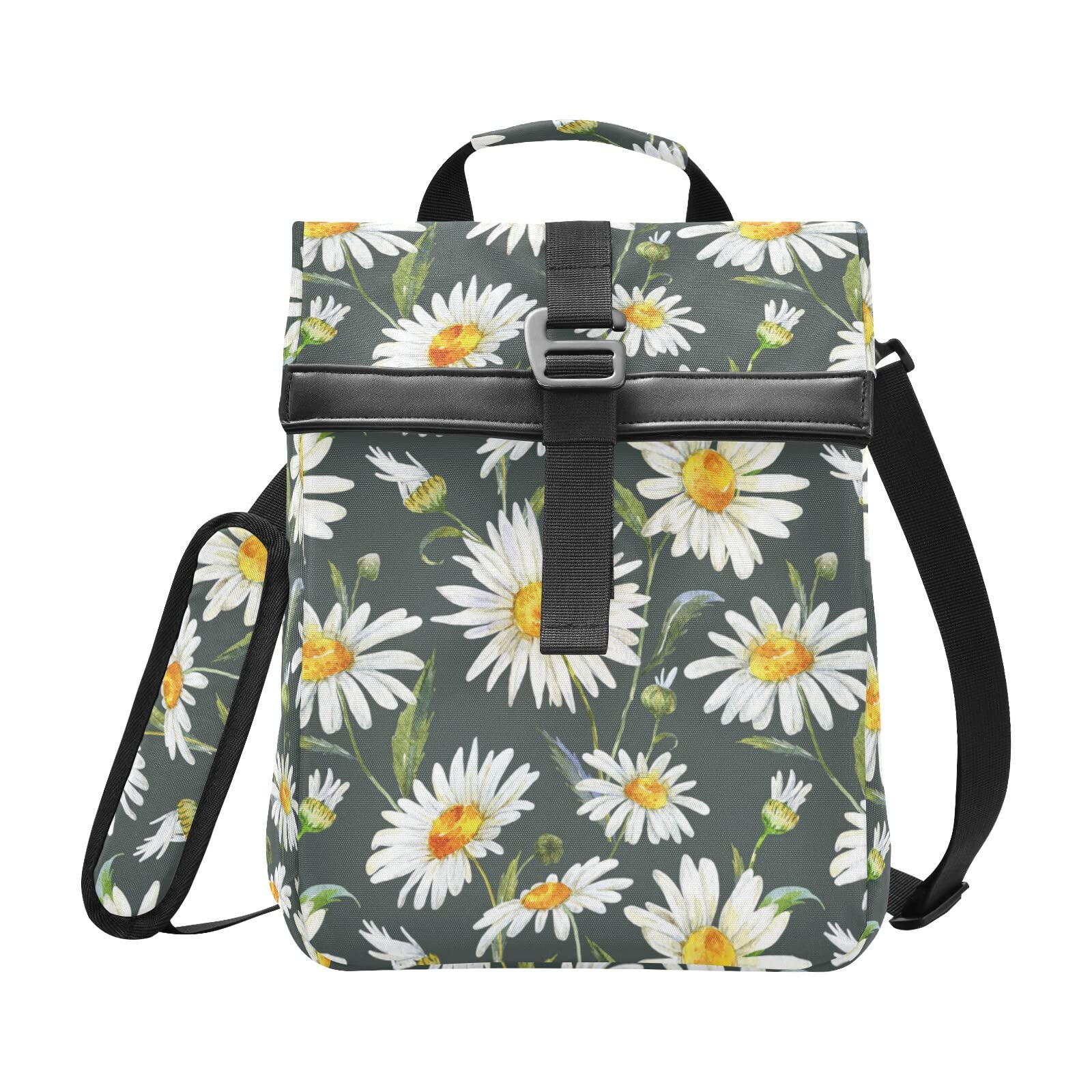 MNSRUU Insulated Lunch Bag for Women & Men - Portable Reusable Thermal Meal Tote Cooler with Adjustable Shoulder Strap & Handle - Perfect for Work, School, Picnics & Outdoor Activities