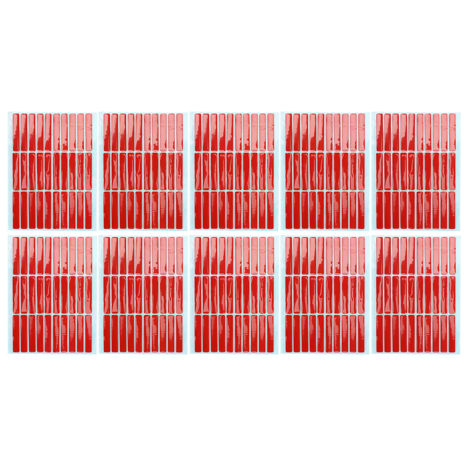10 Sheet Nail Art Tape - Double Sided Adhesive Mounting Tape for Nail Tips & Color Display (300pcs) - Perfect for Salon Professionals & DIY Nail Art at Home
