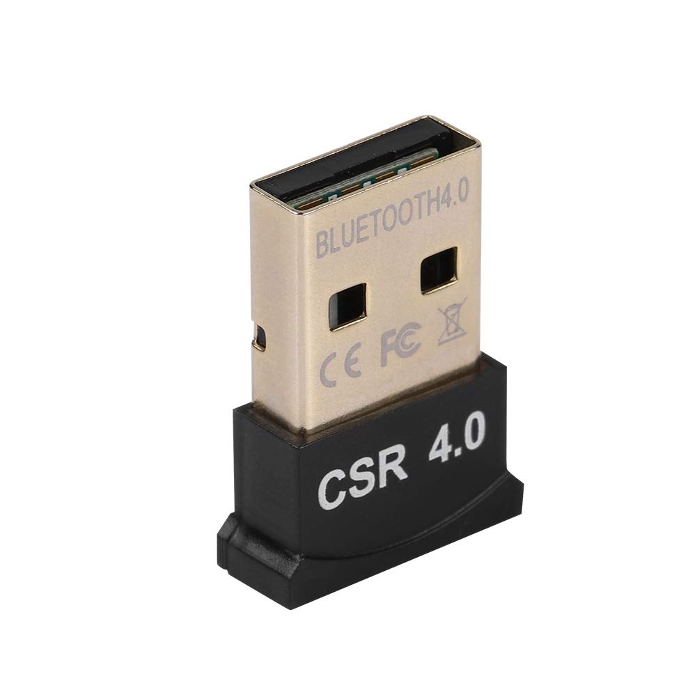 ASHATA CSR4.0 Mini USB Bluetooth Adapter Wireless Dongle Receiver for Mouse, Keyboard, Headset - Plug & Play Bluetooth Connectivity for PC, Laptop, Home Office & Gaming Setup
