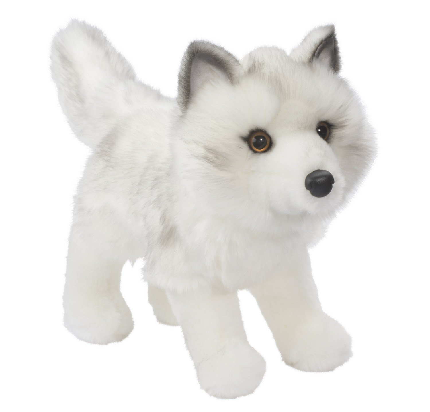 Douglas Snow Queen Arctic Fox Plush Stuffed Animal - Ultra Soft Cuddly Toy for Kids & Adults, Perfect for Christmas Gifts, Nursery Decor & Winter Themed Collections (White)