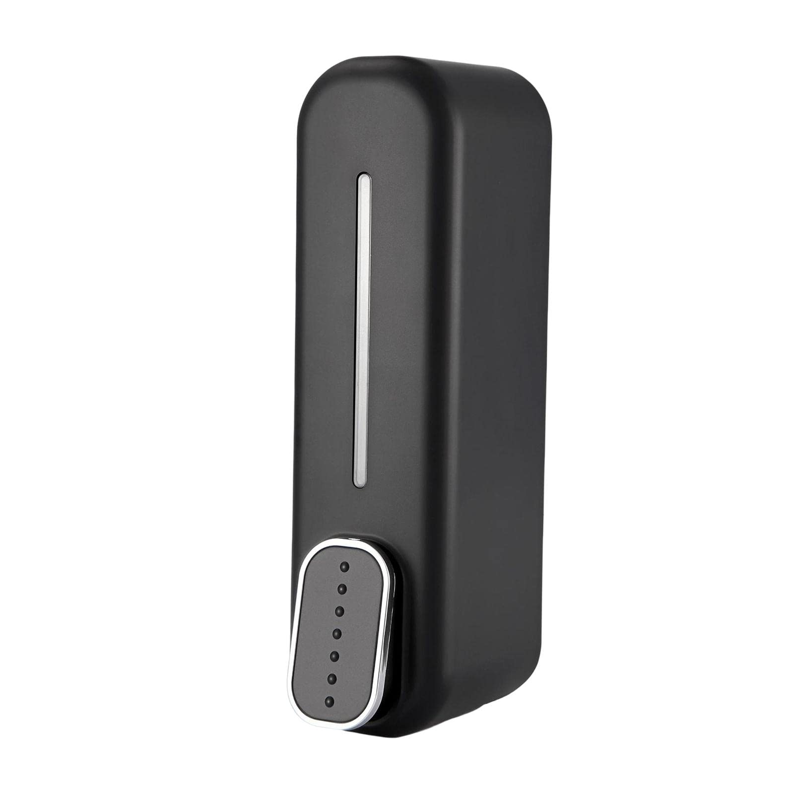 Baoblaze Wall Mount Manual Soap Dispenser for Liquid Hand Soap, Shampoo & Shower Gel - Commercial Grade Bathroom, Kitchen & Office Lotion Container (Black) - Perfect for Restaurants, Hotels, Gyms & Home Use