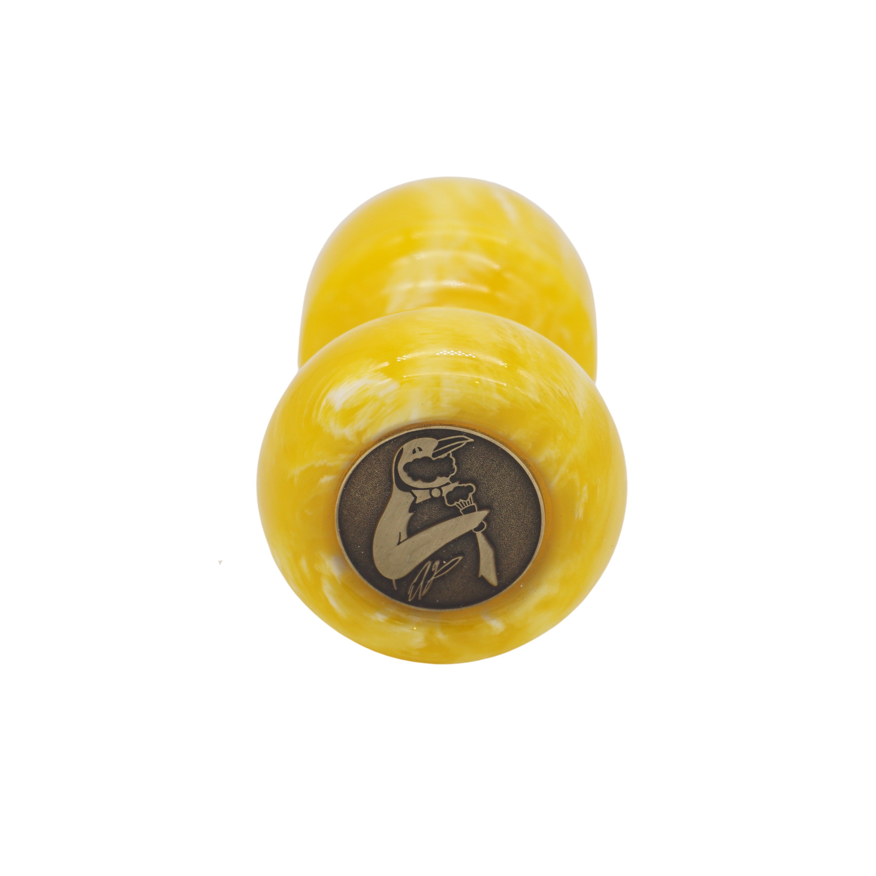 Premium Lemon Drop Handcrafted Shaving Brush Handle - Fits 28mm & 30mm Knots - Perfect for Wet Shaving & Grooming Gifts for Men