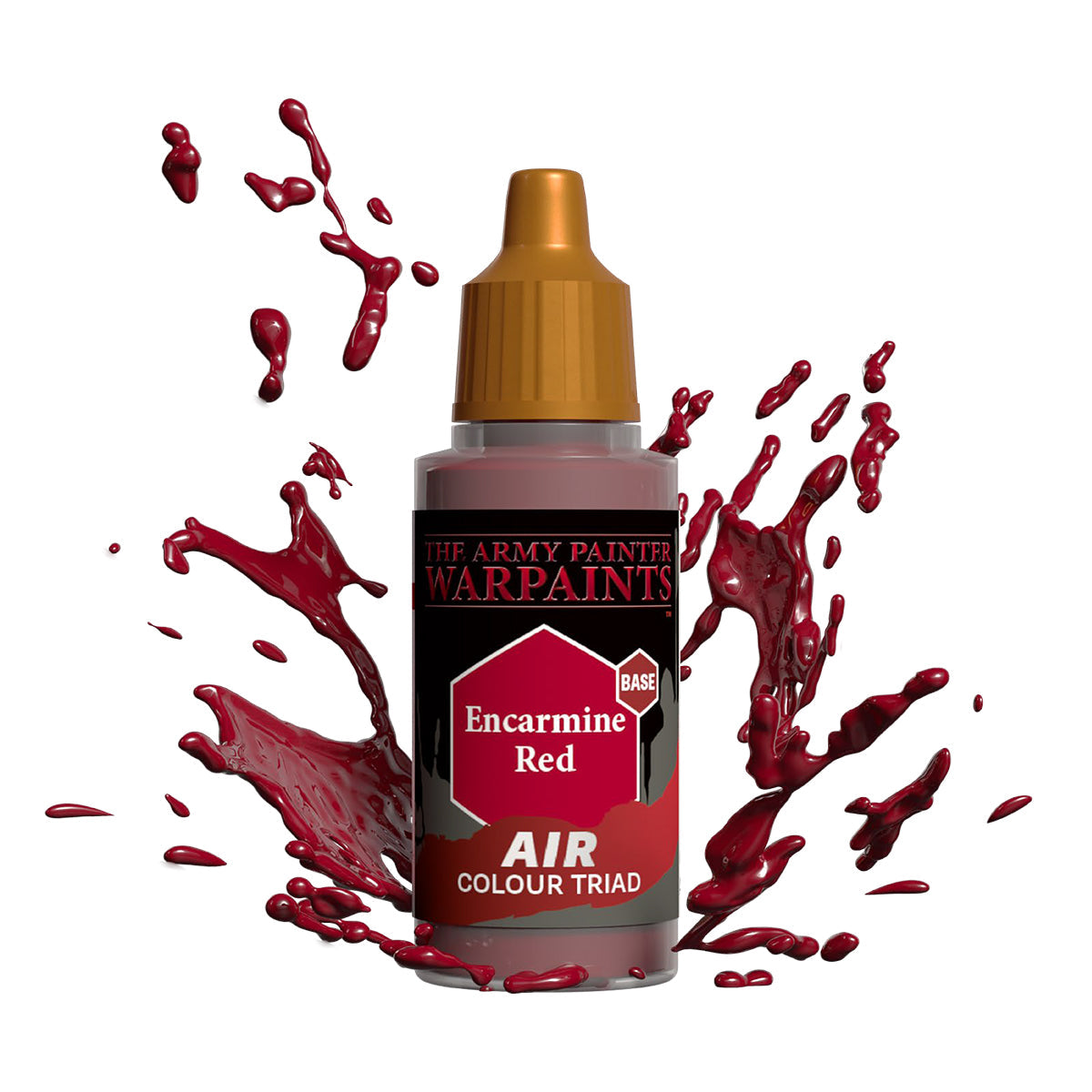 Warpaints Air: Encarmine Red - Premium Miniature Paint for Warhammer & Tabletop Gaming - Perfect for Detailed Model Painting & Hobby Projects