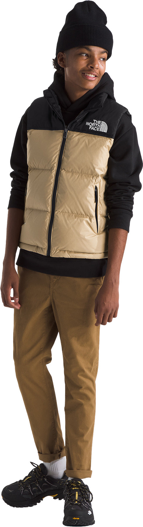 1996 Retro Nuptse Vest for Big Kids - Lightweight Puffer Jacket for Boys & Girls - Winter Outdoor Activities & Casual Wear
