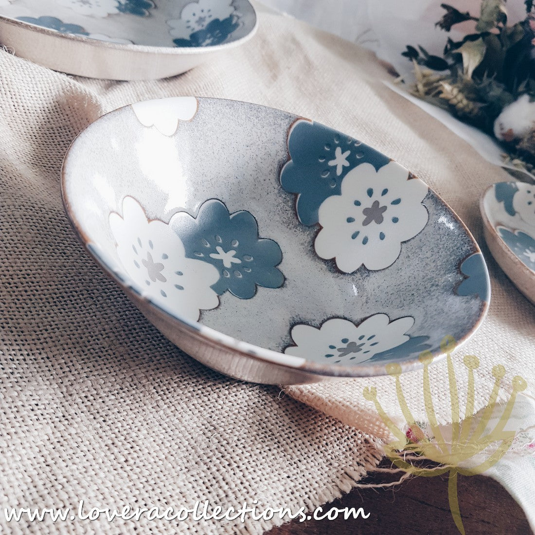 Aito Japan Nordic Floral Dinnerware Set - 60% Off Sale - Elegant Plates, Bowls & Cups for Home Dining, Wedding Registry & Gift Giving