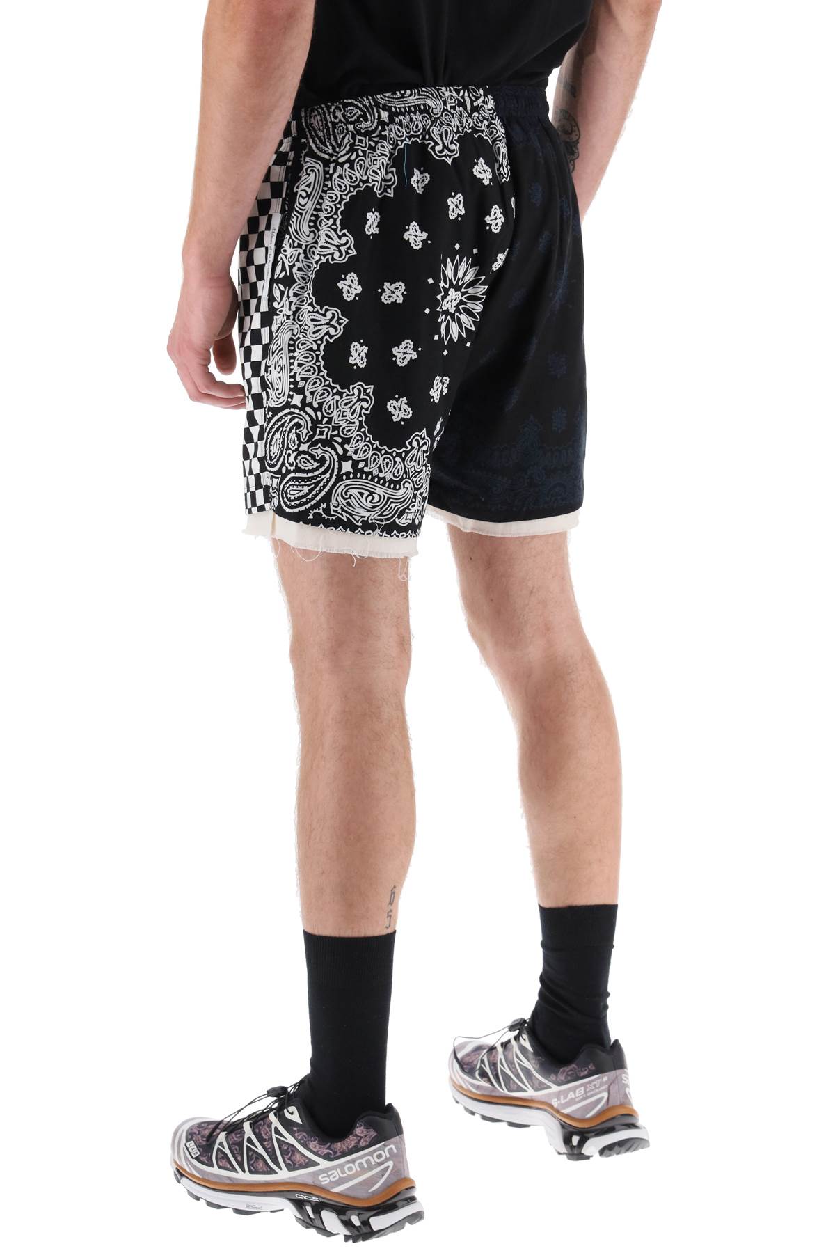 Children of the Discordance Patchwork Bandana Shorts - Stylish Streetwear for Men | Perfect for Summer Outfits & Urban Fashion