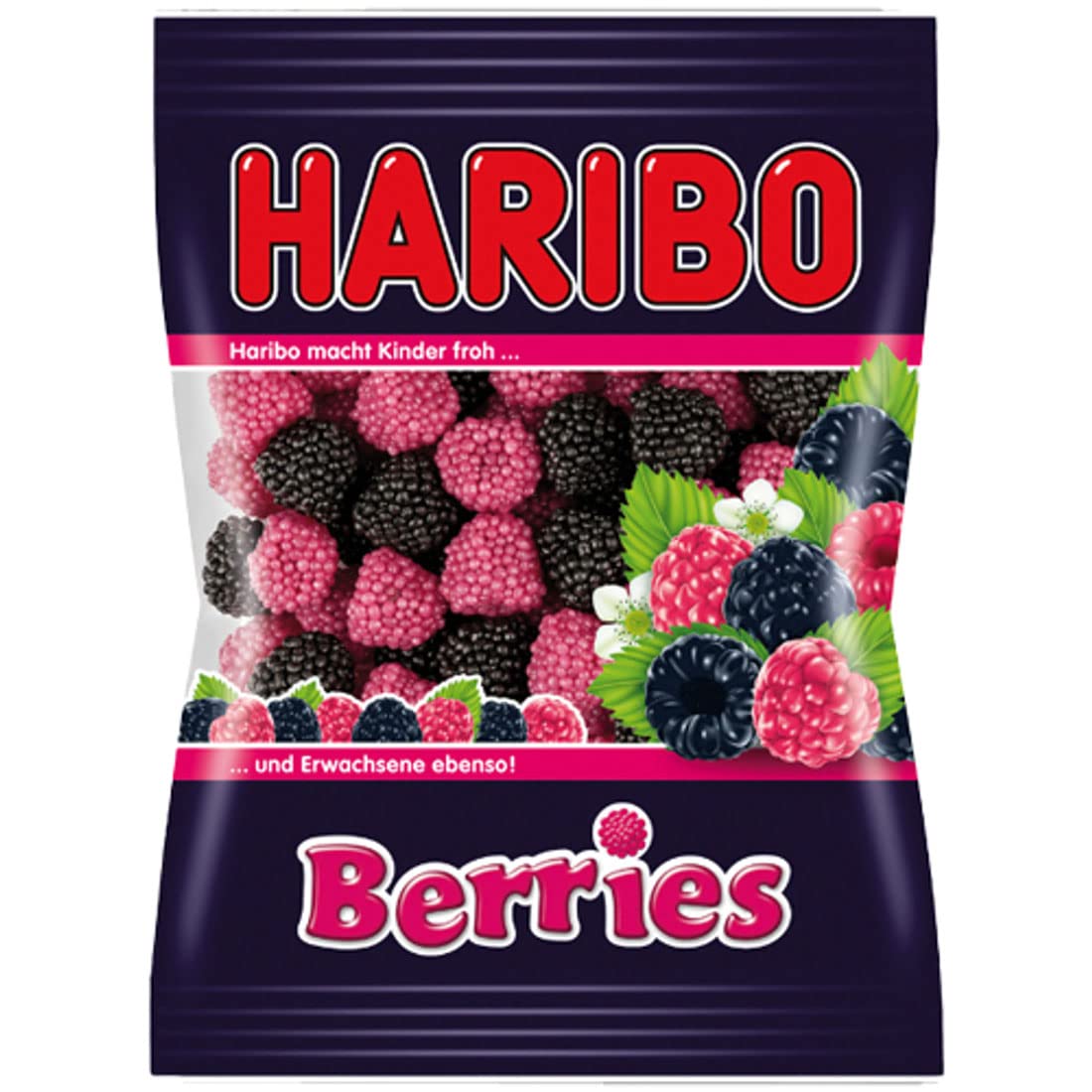 Haribo Berries Gummy Candy 175g - Delicious Mixed Fruit Flavors - Soft & Chewy Candy - Perfect for Parties, Snacks & Gift Baskets