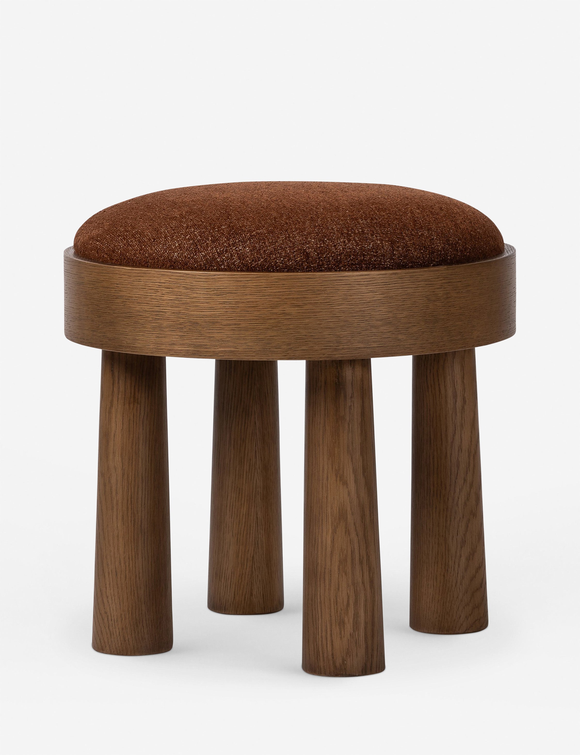 Armel Stool - Modern Wooden Bar Stool with Backrest for Kitchen Island, Breakfast Nook & Home Decor - Comfortable & Stylish Seating Solution