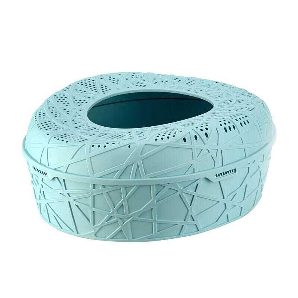 IAOHUO Top Entry Cat Litter Box - Anti-Splash Bird Nest Design, Semi-Enclosed with Multiple Color Options | Perfect for Small Spaces & Multi-Cat Homes, Odor Control Solution for Indoor Cats