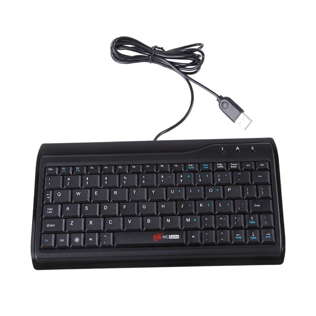 Almencla Compact Silent Mechanical Keyboard for PC, Laptop - Perfect for Office, Gaming & Quiet Typing at Home