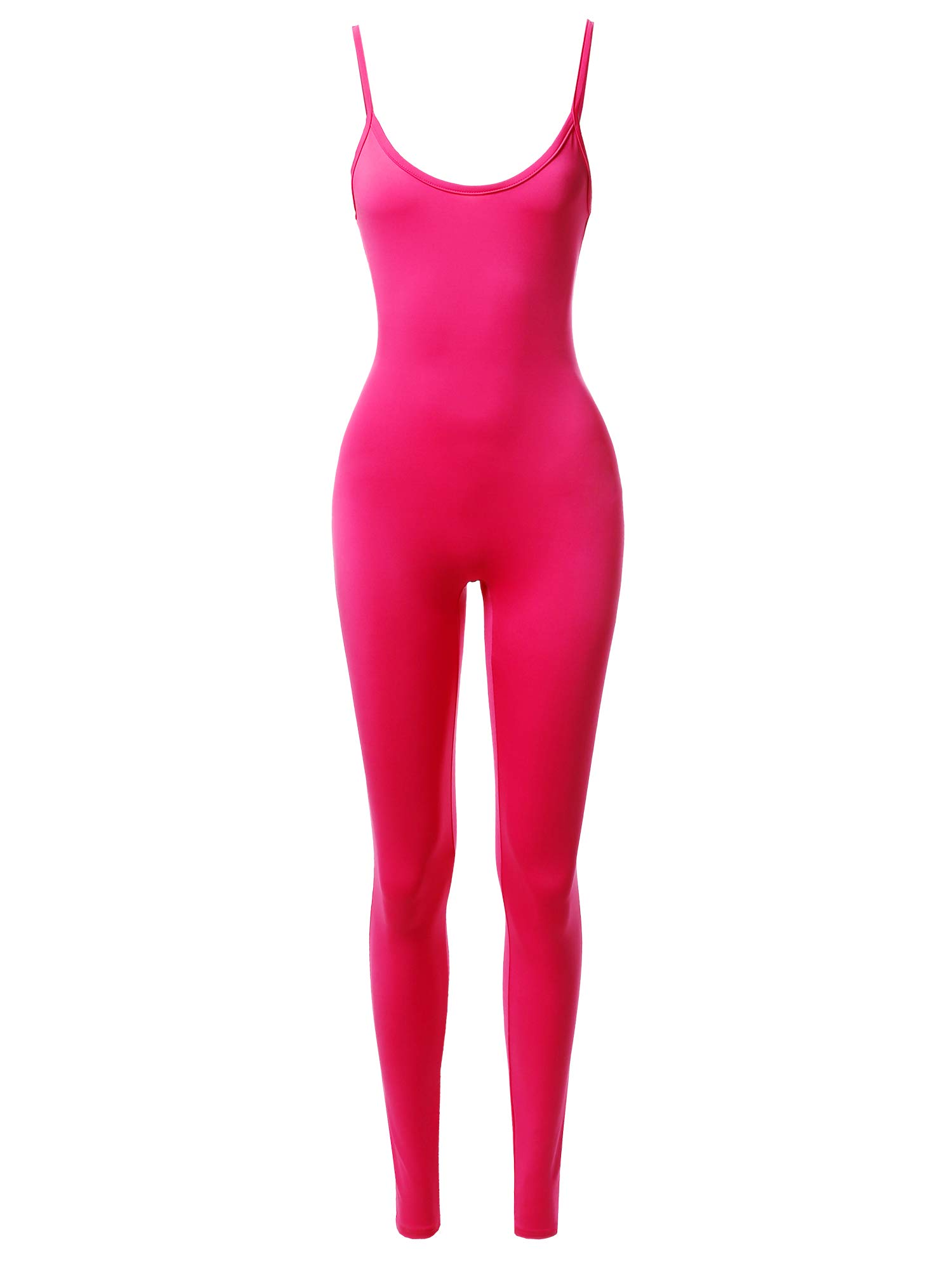 Emma Women's Stretchy Cotton Sleeveless Jumpsuit - Comfortable Solid Color Bodysuit for Casual Wear, Summer Outfits & Beach Vacations