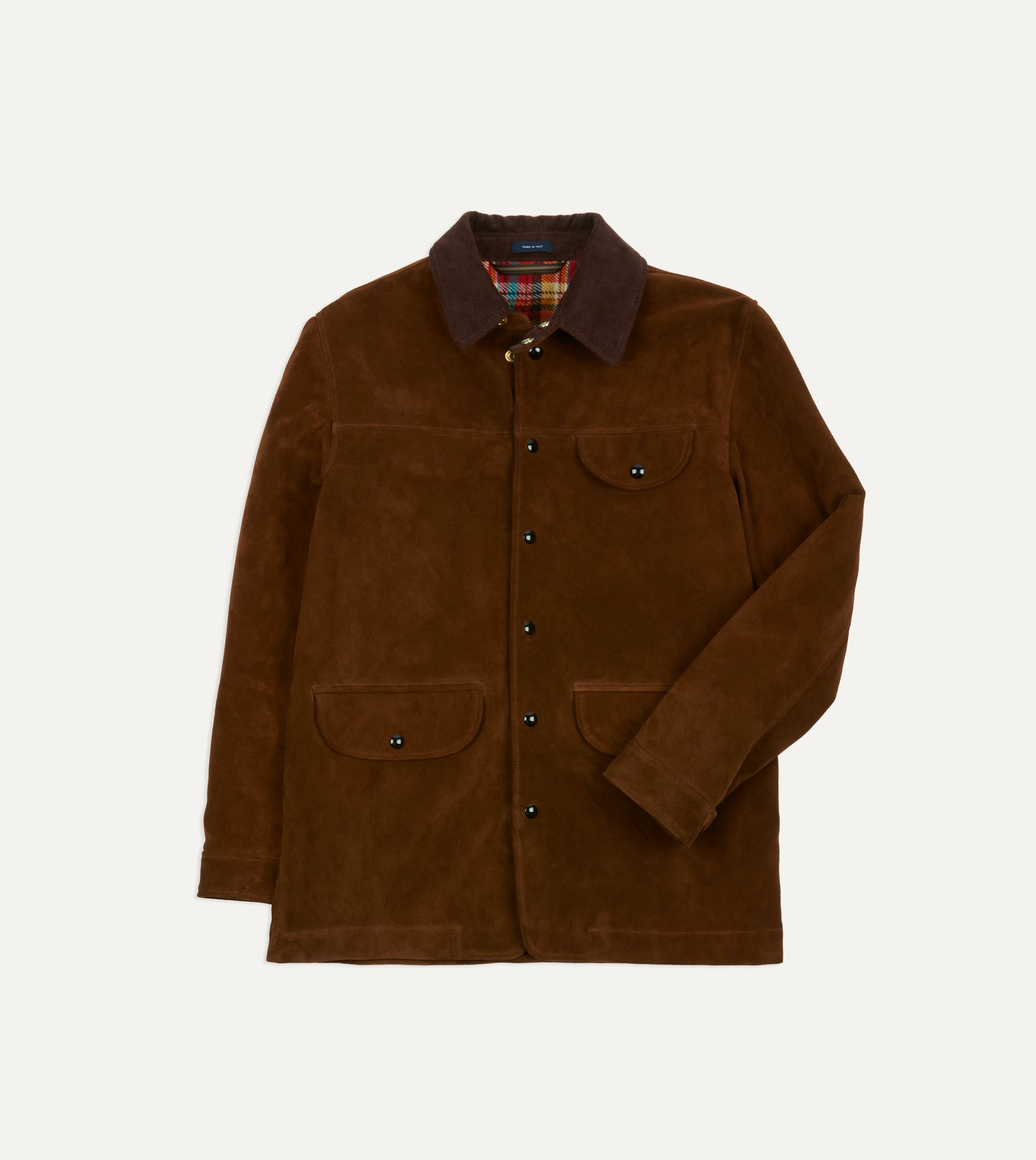 Premium Brown Suede Car Coat with Warm Blanket Lining | Classic Winter Jacket for Men | Perfect for Casual Outings, Road Trips & Outdoor Adventures