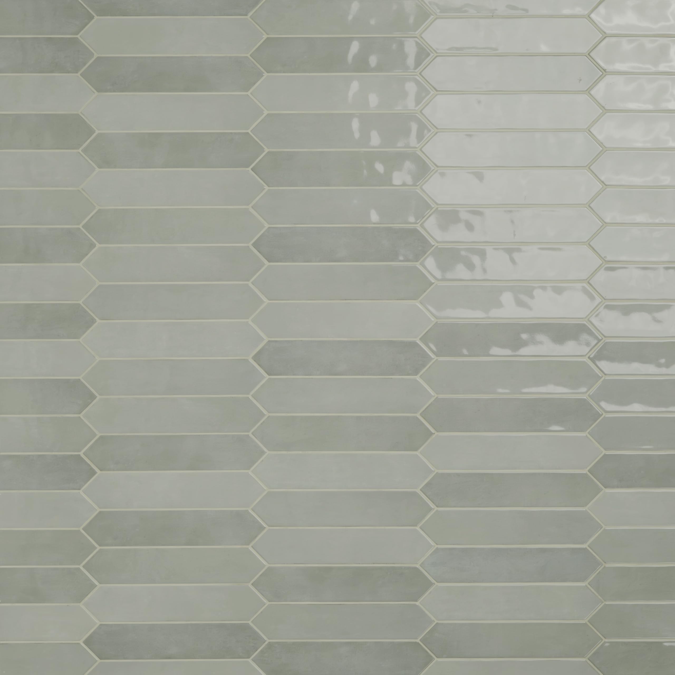 MSI Renzo Jade 2.5x13 Inch Glossy Ceramic Subway Tile - Waterproof Wall Tile for Bathroom, Kitchen Backsplash, Shower, and Accent Wall (10-Pack) - Perfect for Modern Home Renovation & Interior Design