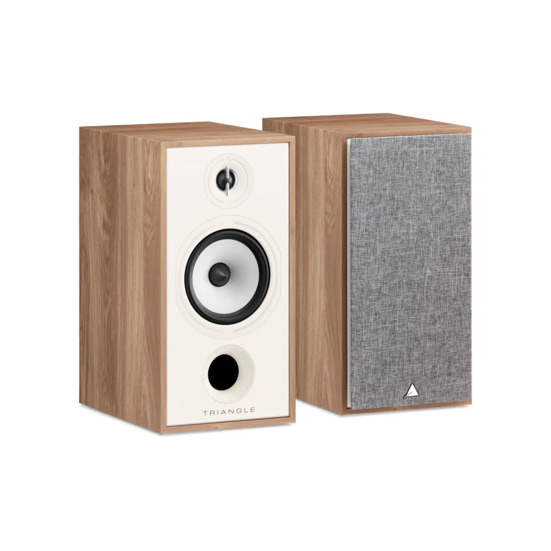 Triangle Borea BR04 Bookshelf Speakers (Pair) - High-Fidelity Stereo Sound for Home Audio, Music & Movie Theater Systems | Compact Bookshelf Design for Living Room, Bedroom & Office Setup