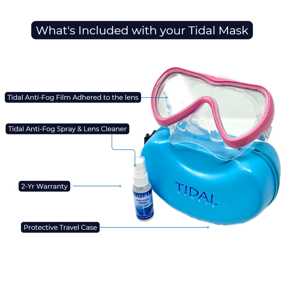 Premium Anti-Fog Scuba Diving Mask - Wide Angle Tempered Glass Single Lens for Adults | Snorkeling, Free Diving & Swimming Gear | Clear Underwater Vision for Ocean Adventures, Pool Training & Marine Exploration