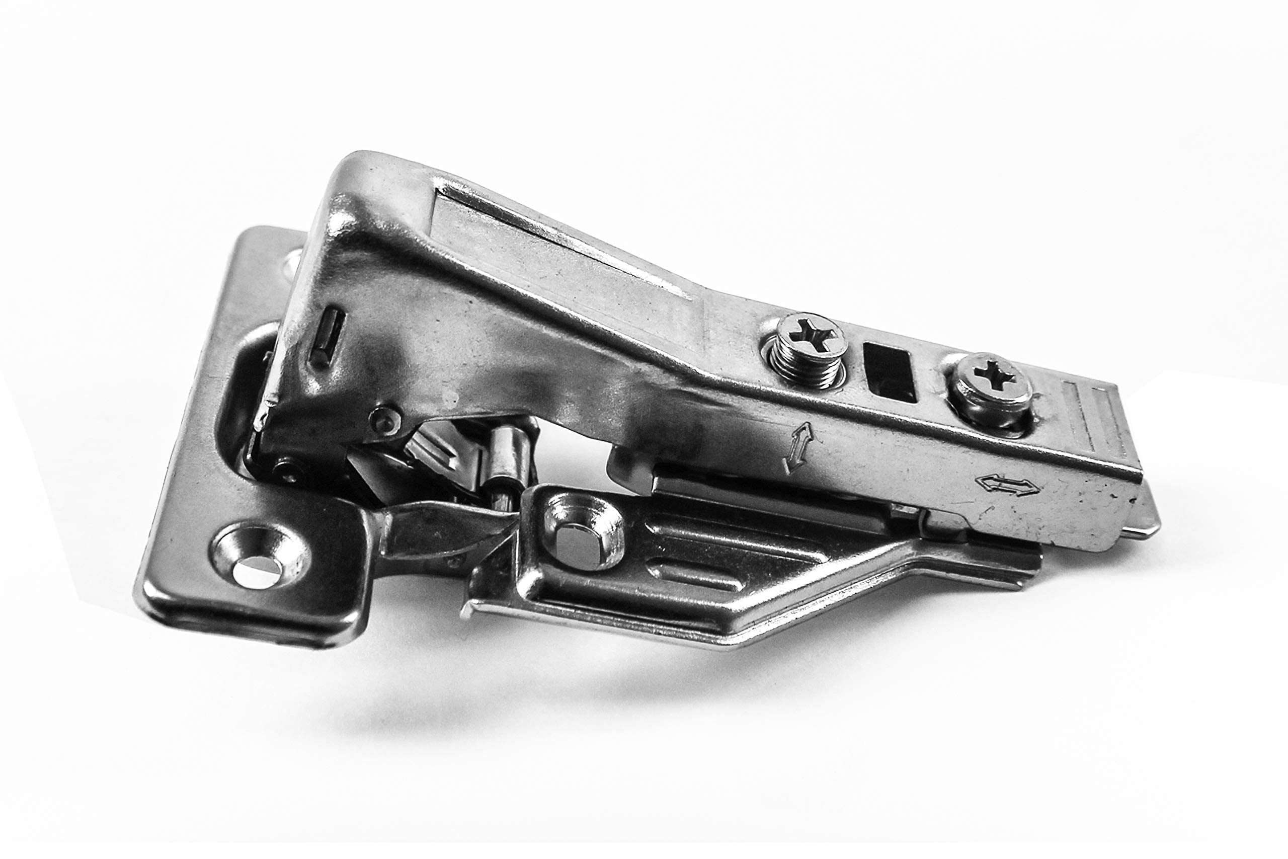 4-Pack 90 Degree Soft Close Full Overlay Concealed Cabinet Hinges with Screws - Self-Closing Face Frame Kitchen Cabinet Door Hinges for Easy Installation & Quiet Closing (Ideal for Home Kitchen, Bathroom & Office Cabinets)