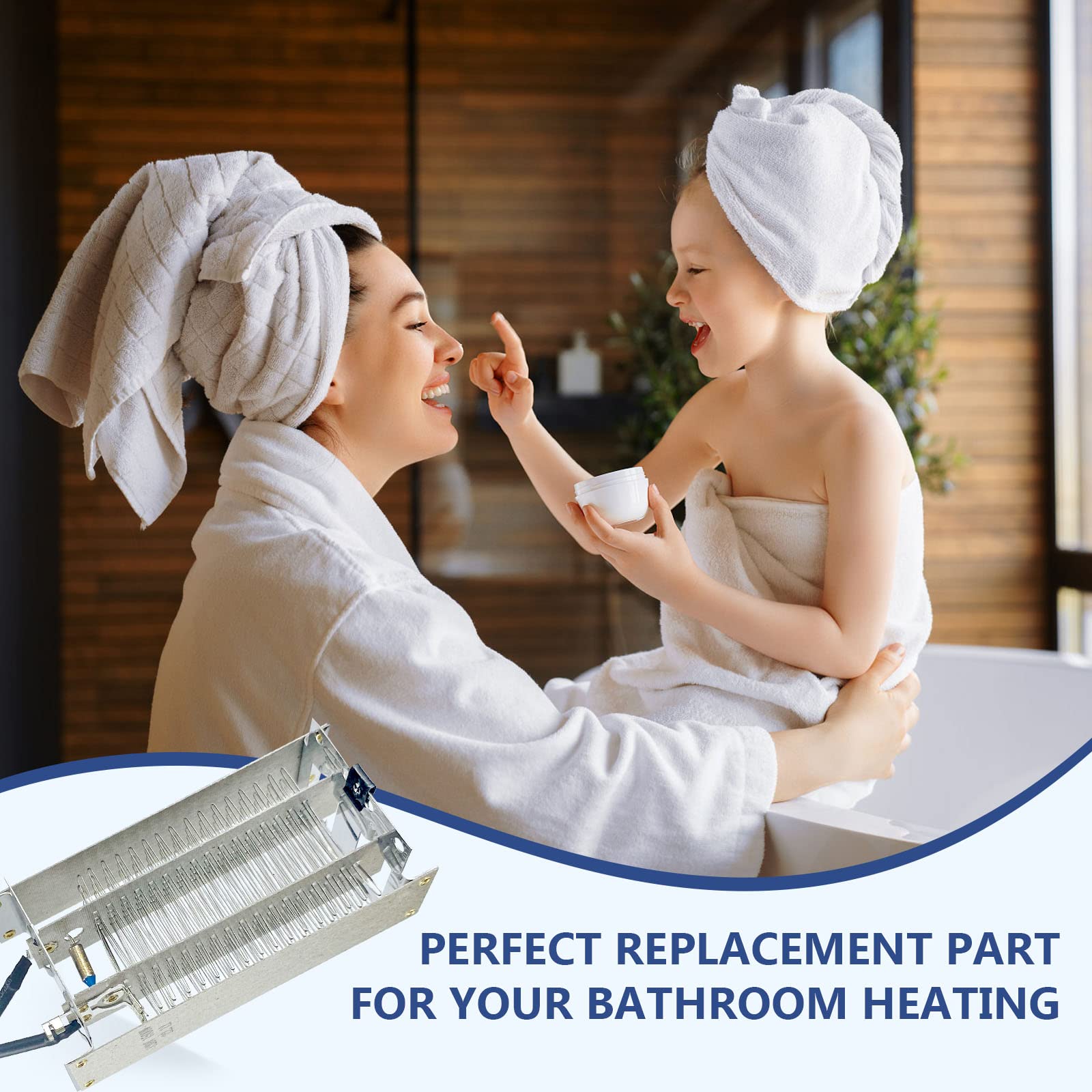 Nutone S97020888 Heater Element 120V 1500W - Replacement Heating Part for Bathroom Fan & Ventilation Systems - Perfect for Nutone Bath Fan, Heater Fan Light Upgrades - Ideal for Home Bathroom Heating & Ventilation Solutions