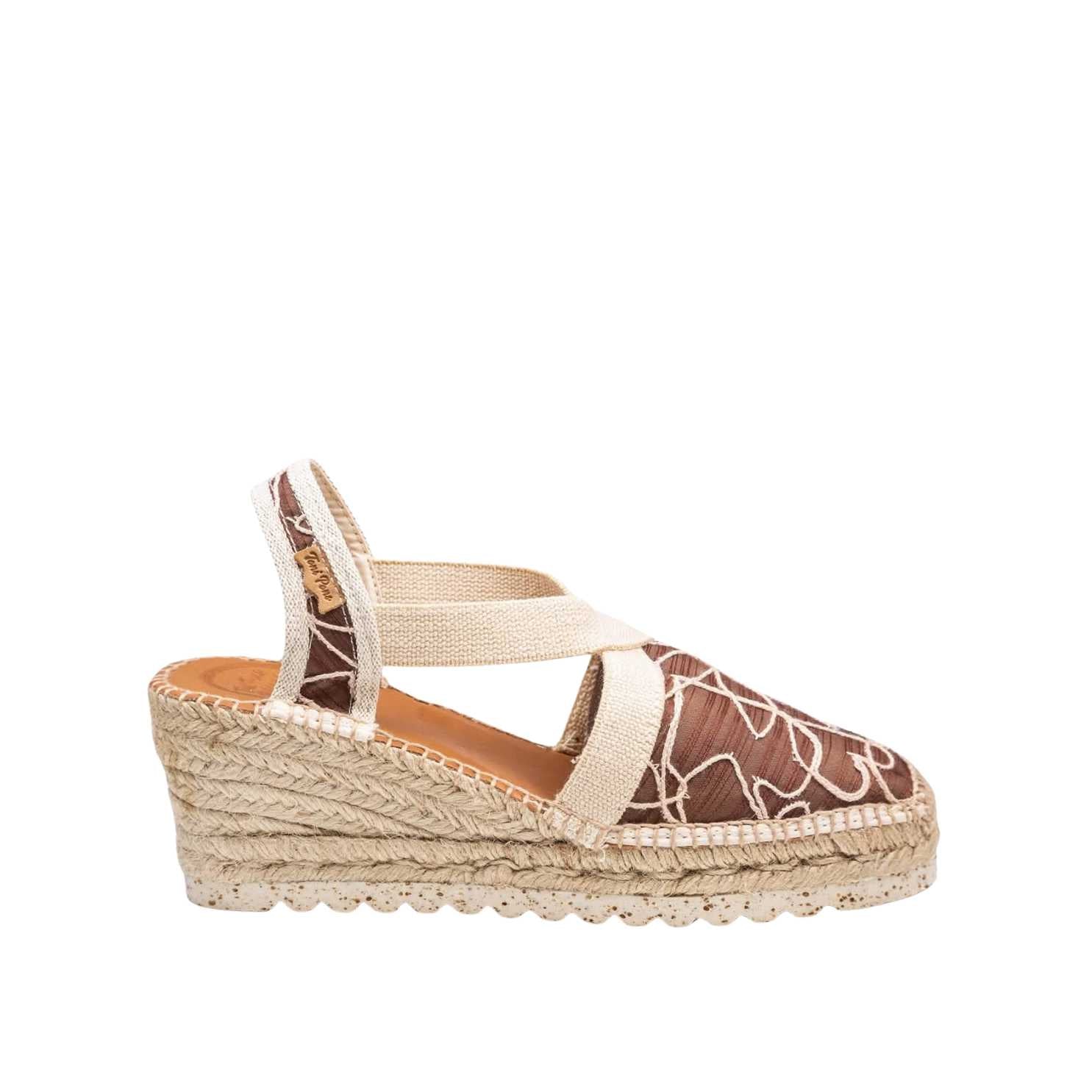 Women's Embroidered Wedge Espadrille Shoes - Terra TA - Comfortable Summer Sandals for Beach, Vacation & Casual Outings