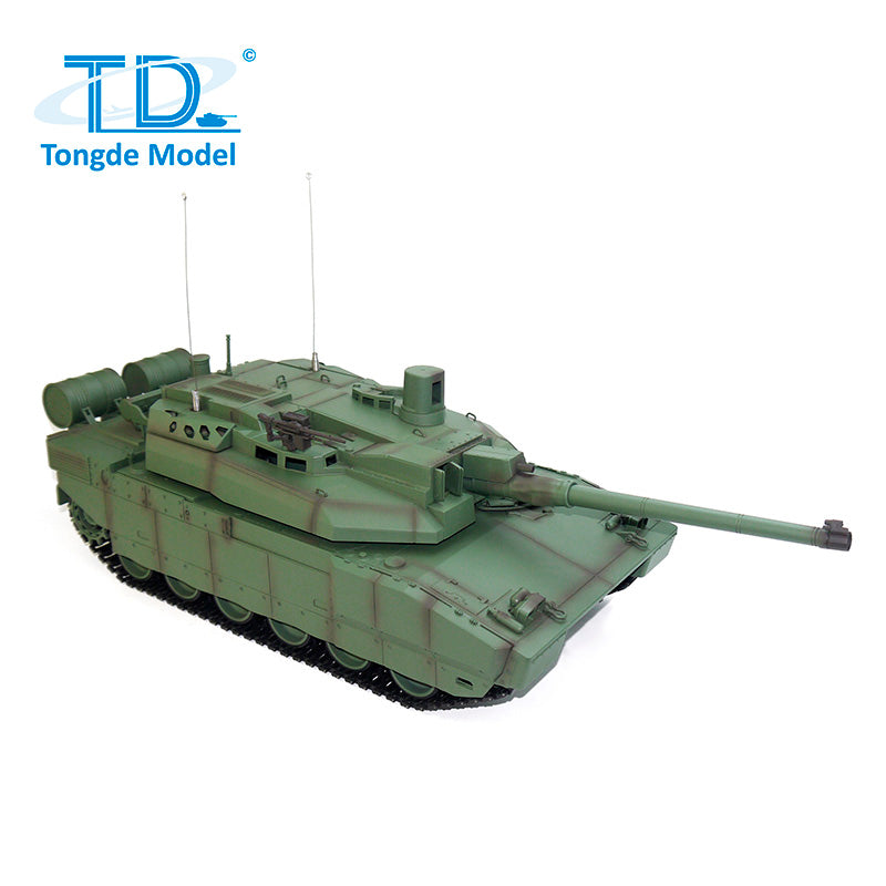 1/16 Tongde RC Tank H2408 Leclerc Battle Tank - Ready-to-Run Infrared BB Shooting with Barrel Recoil & 320° Rotation - Electric Toy Model with Battery - Perfect for Military Enthusiasts & Battle Simulation Games