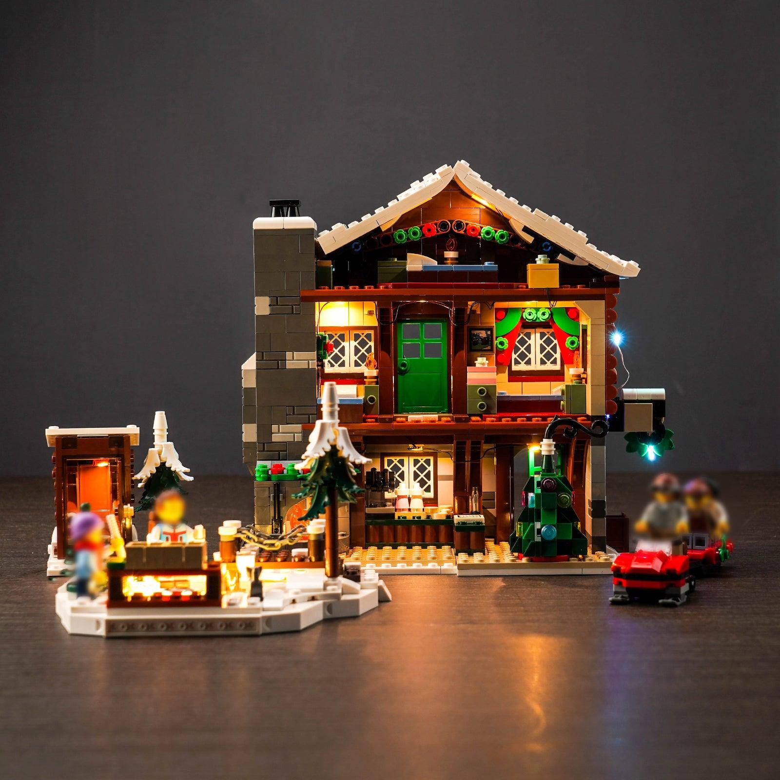 Best LED Light Kits for LEGO Icons® Alpine Lodge 10325 – Enhance Your LEGO Building Display with Realistic Lighting Effects for Home & Office Decor