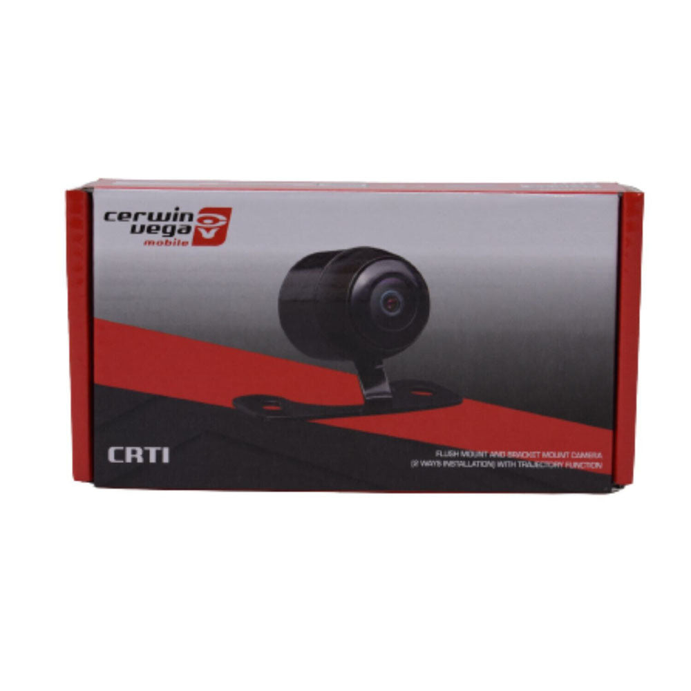 Cerwin Vega CRT1 Flush Mount & Bracket Mount Security Camera - 2-Way Installation for Indoor/Outdoor Surveillance | Home, Office & Business Security System