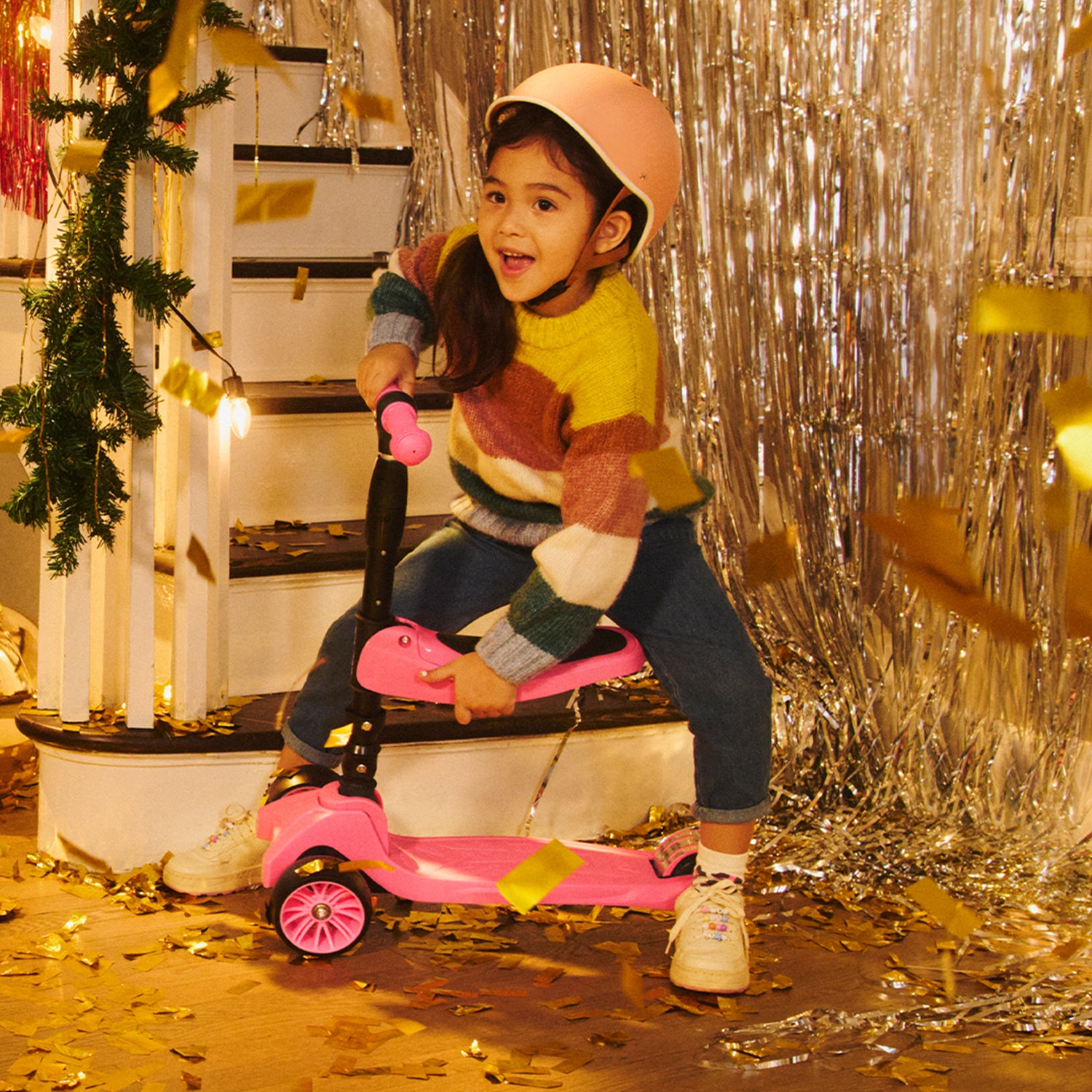 Spot Ride On Scooter for Kids - 3 Wheel Toddler Scooter with LED Lights | Perfect for Outdoor Play, Park Rides & Backyard Fun