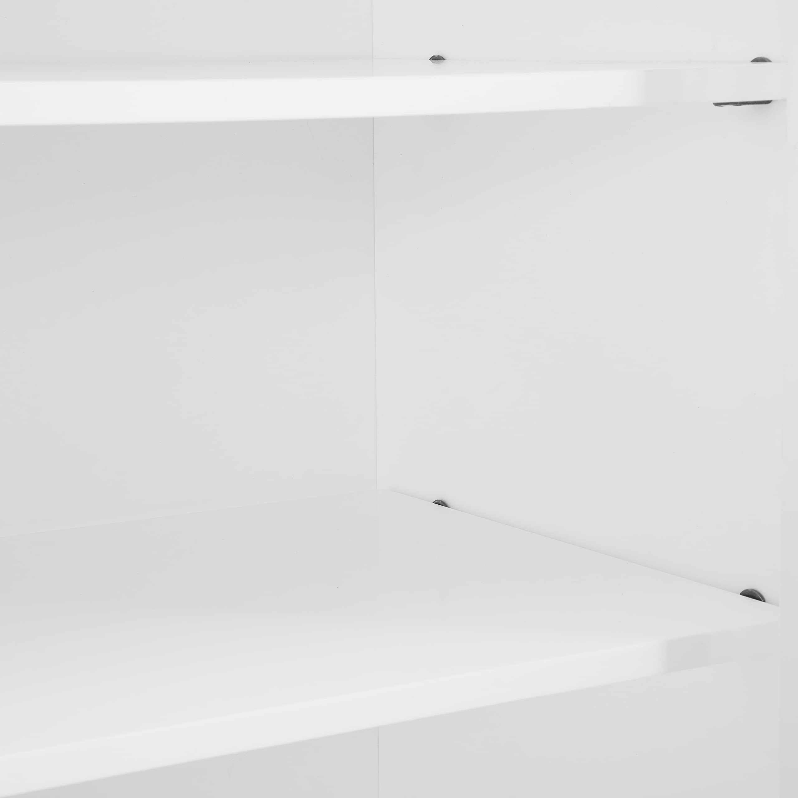 Crosley Shoreline Coastal Pantry Storage Cabinet with Adjustable Shelves - White Kitchen, Dining & Laundry Room Organizer for Home Storage Solutions