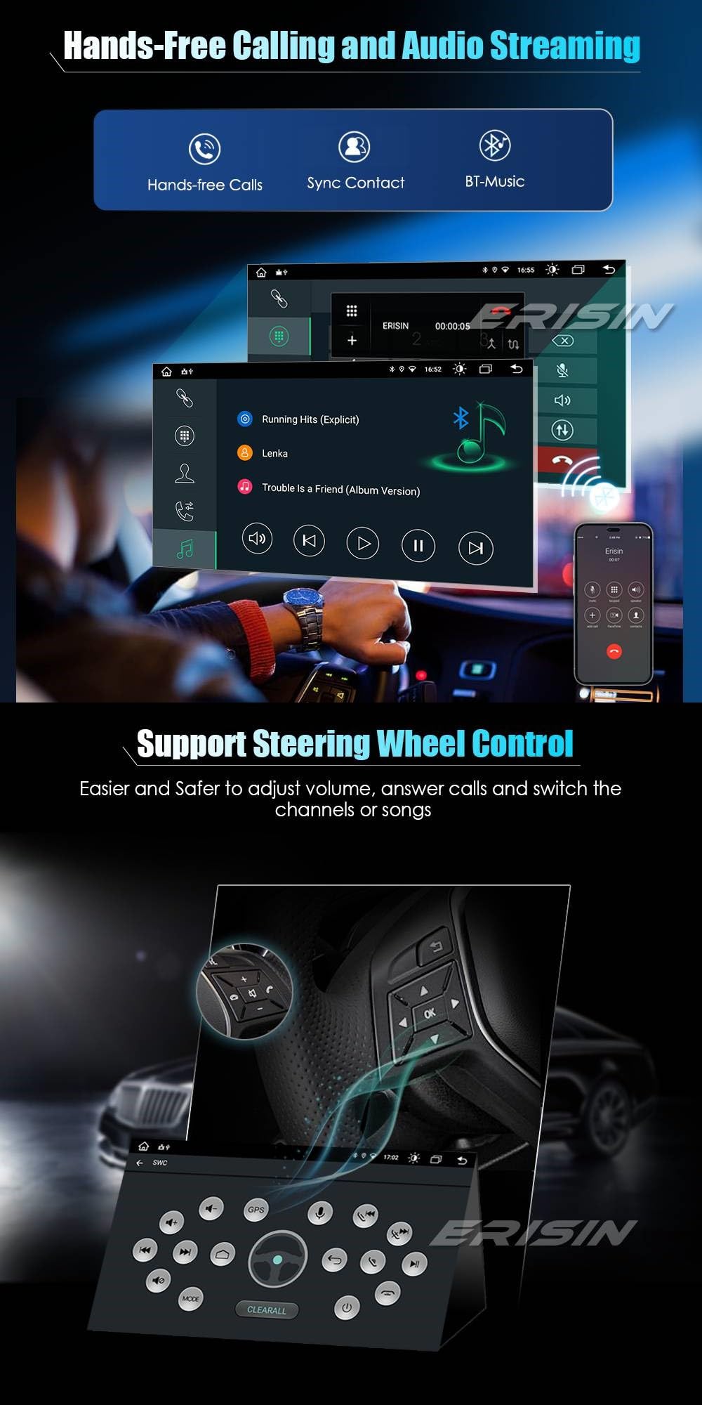 8-Core Android 13 Car Stereo for Alfa Romeo Mito - 4GB RAM 64GB ROM with Wireless CarPlay, Android Auto, DSP, Bluetooth, WiFi, SWC, DAB+, GPS Navigation - Perfect for Hands-Free Calling, Music Streaming & Road Trips