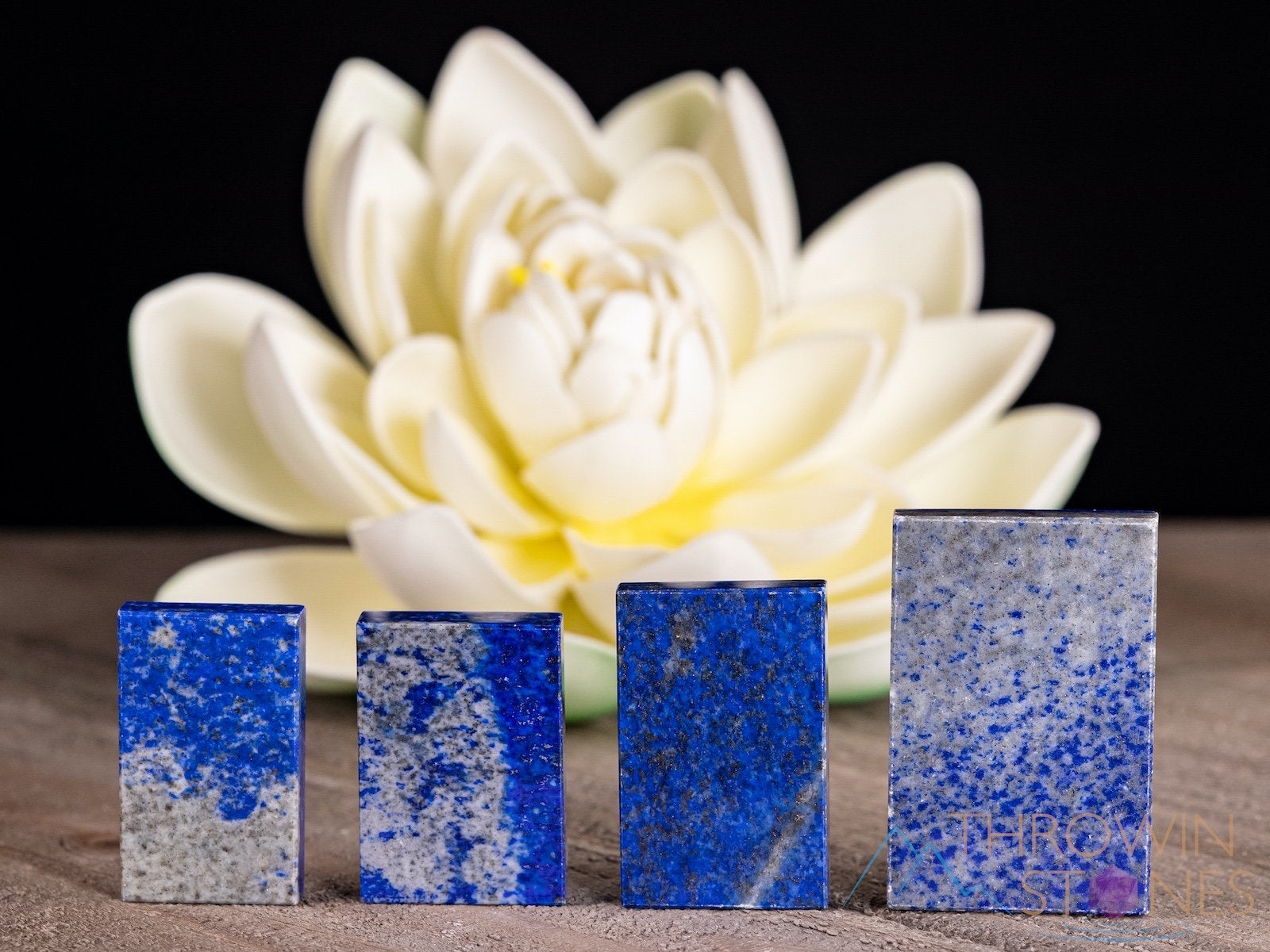 Lapis Lazuli Gemstone Cabochon - Rectangle Shape for Jewelry Making, Healing Crystals, DIY Crafts (E1707) - Perfect for Necklaces, Bracelets & Spiritual Healing