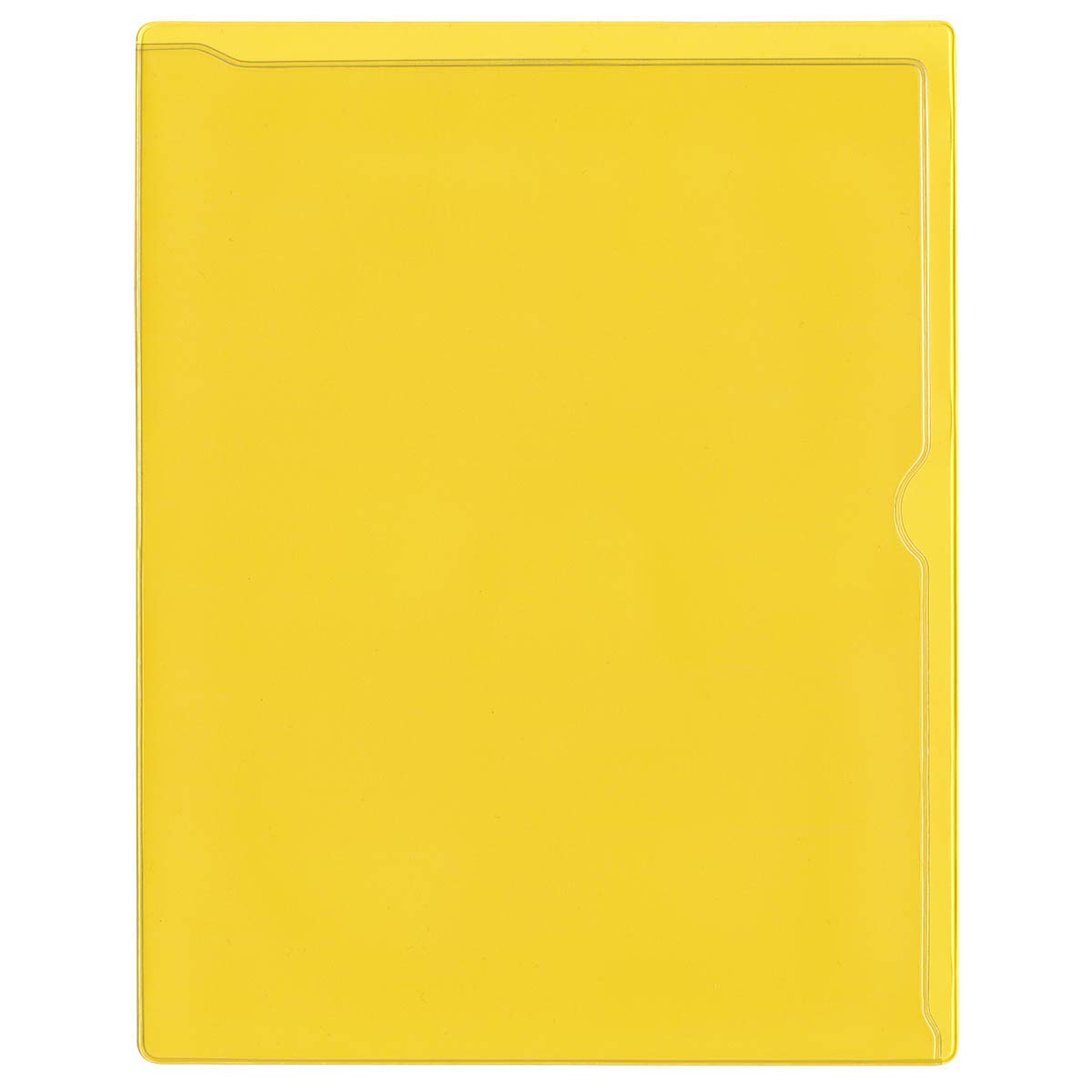 StoreSMART Heavy Duty 50-Pack Yellow Plastic Paperwork Organizers with Clear Front - Office File Folders for Documents, Receipts & Bills Organization - Perfect for Home, Office or School Use