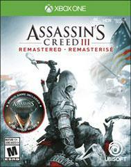 Assassin's Creed III Remastered - Complete in Box (CIB) for Xbox One | Action-Adventure Game with Enhanced Graphics | Perfect for Historical Gaming Enthusiasts & Open-World Fans