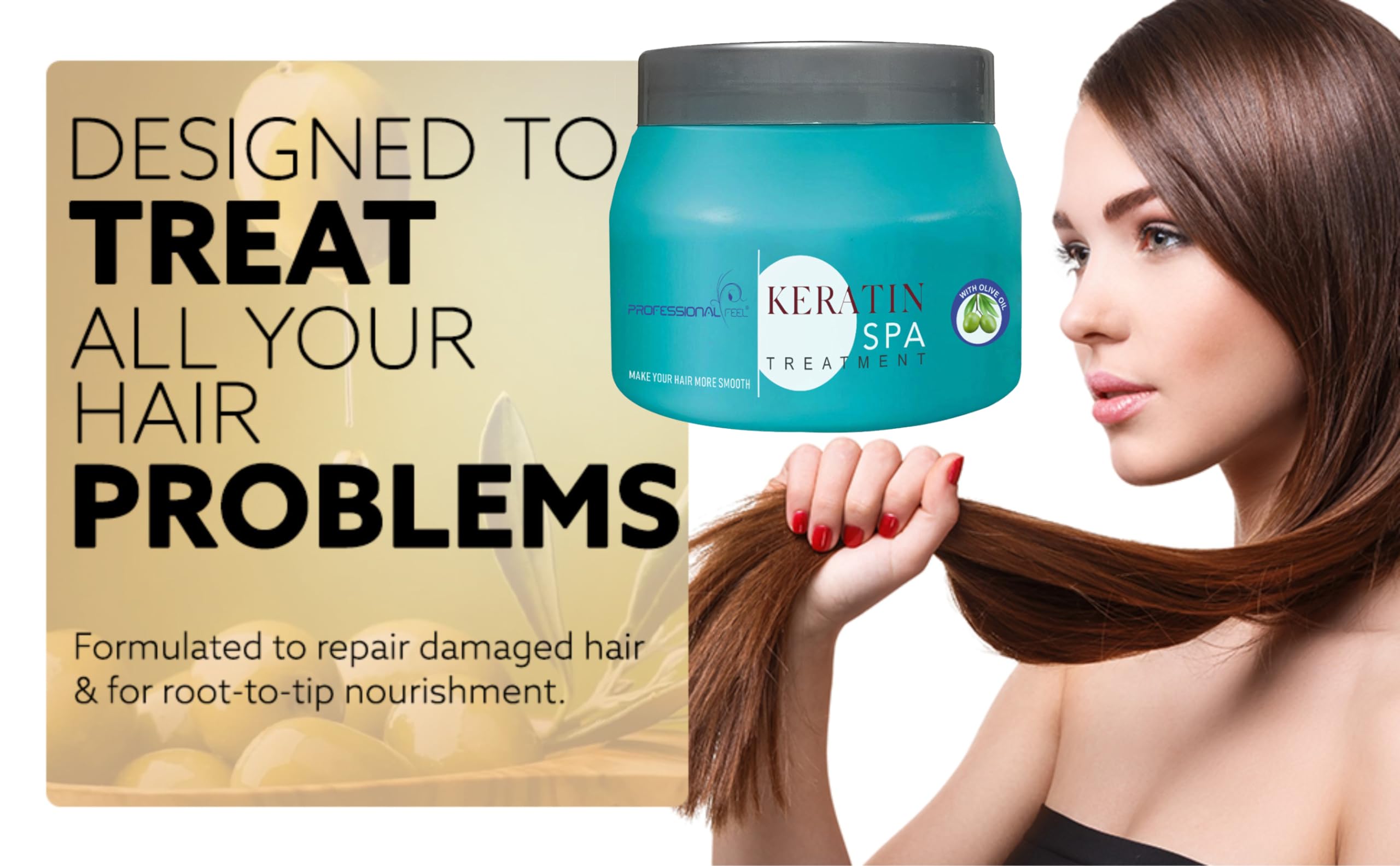 Professional Keratin Hair Spa Treatment - 180g for Frizz-Free, Smooth & Repair Damaged Hair | Deep Conditioning for Dry, Curly & Color-Treated Hair | At-Home Salon Quality Hair Care Treatment