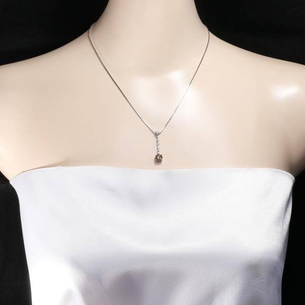 18K White Gold Brown Diamond Necklace for Women - Elegant & Luxurious Jewelry Gift for Anniversary, Birthday & Special Occasions