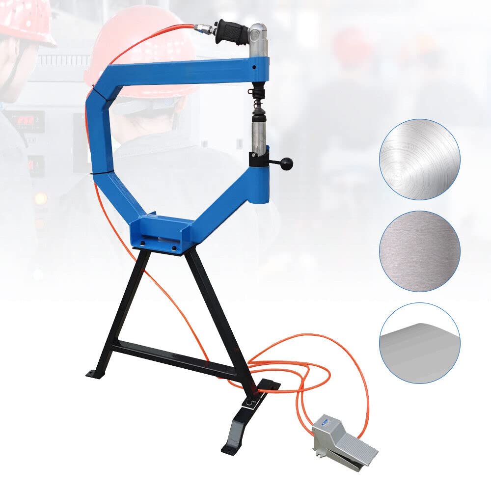 Pneumatic Planishing Hammer - SS-16 Shrink Tensioner Sheet Metal Bending Machine for Metal Fabrication, Automotive Restoration & DIY Projects | Perfect for Auto Body Repair, Metal Shaping & Custom Metalwork