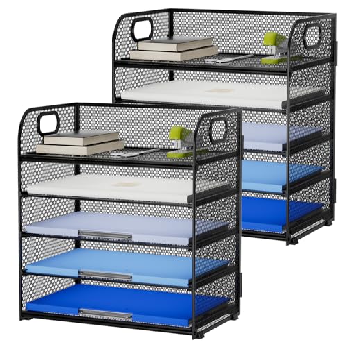 2 Pack 5 Tier - Black
