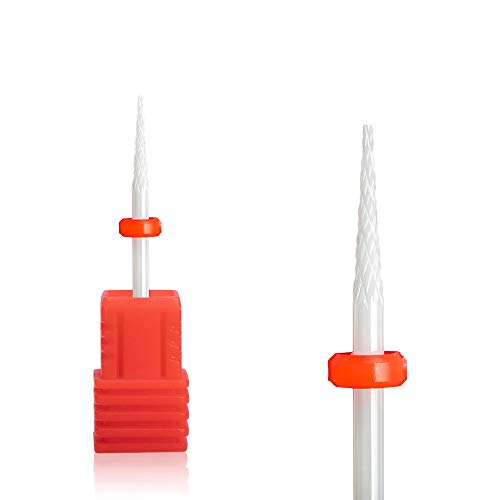 Professional Ceramic Carbide Nail Drill Bits - High-Speed Rotary Burr Milling Cutters for Electric Nail Drill Machine | Perfect for Manicure, Pedicure & Nail Art | Salon & Home Use Beauty Tools