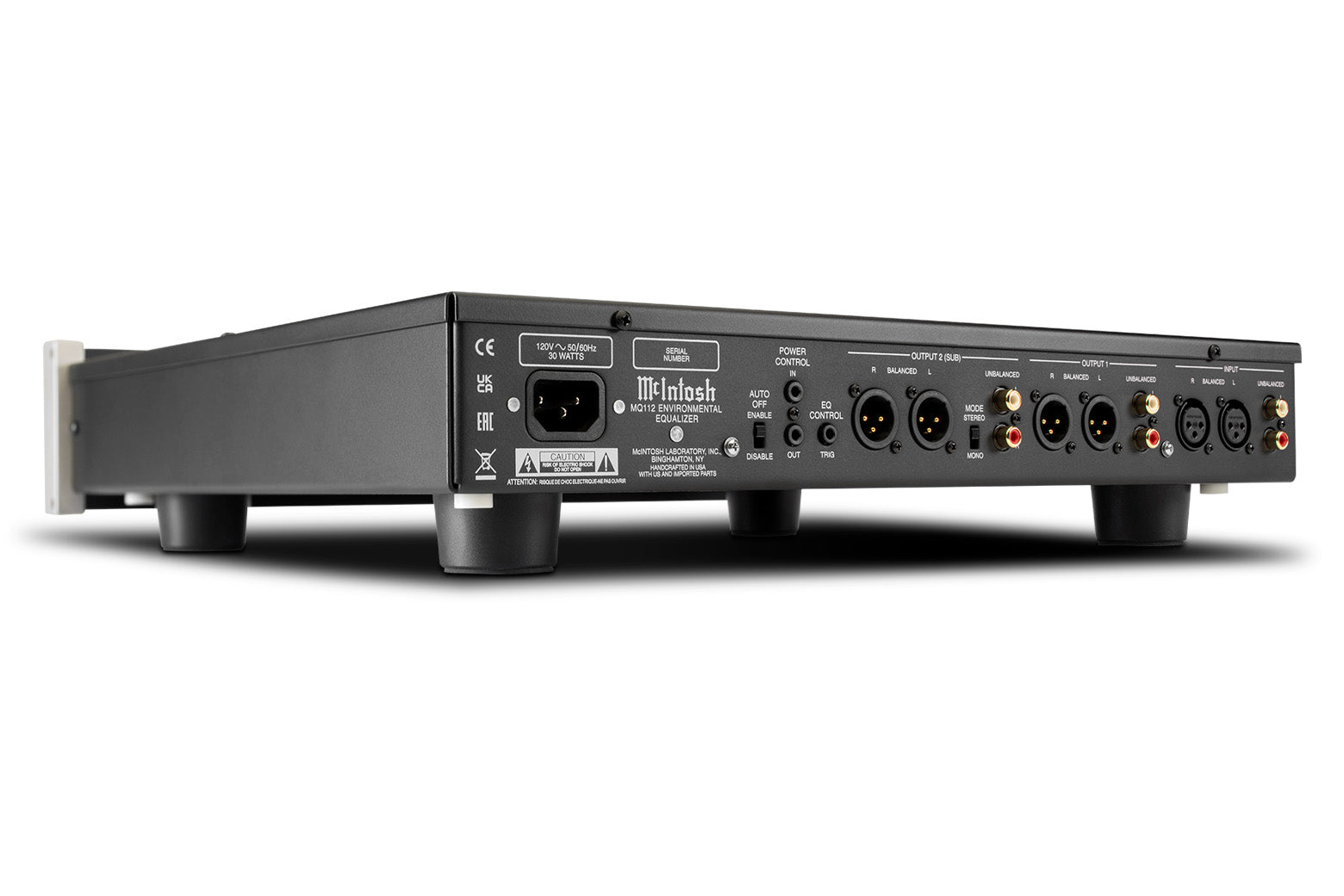 McIntosh MQ112 Environmental Equalizer - Premium Audio Room Correction System for Home Theater & Hi-Fi Setup - Perfect for Acoustics Optimization in Studios, Living Rooms & Media Rooms
