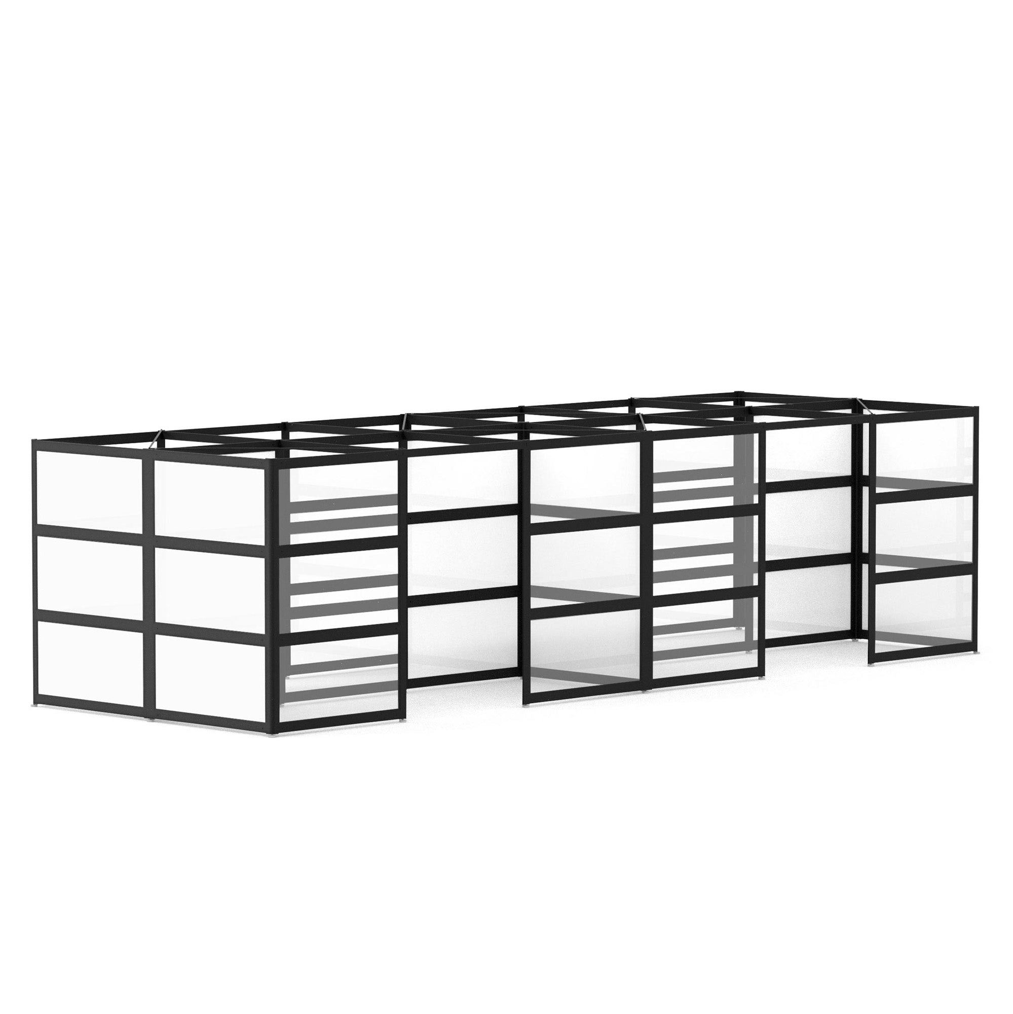 PoppinSpaces Hive Space for 8 - Modular Office Desk Organizer for Home & Office - Perfect for Pens, Pencils, Markers & Stationery Storage