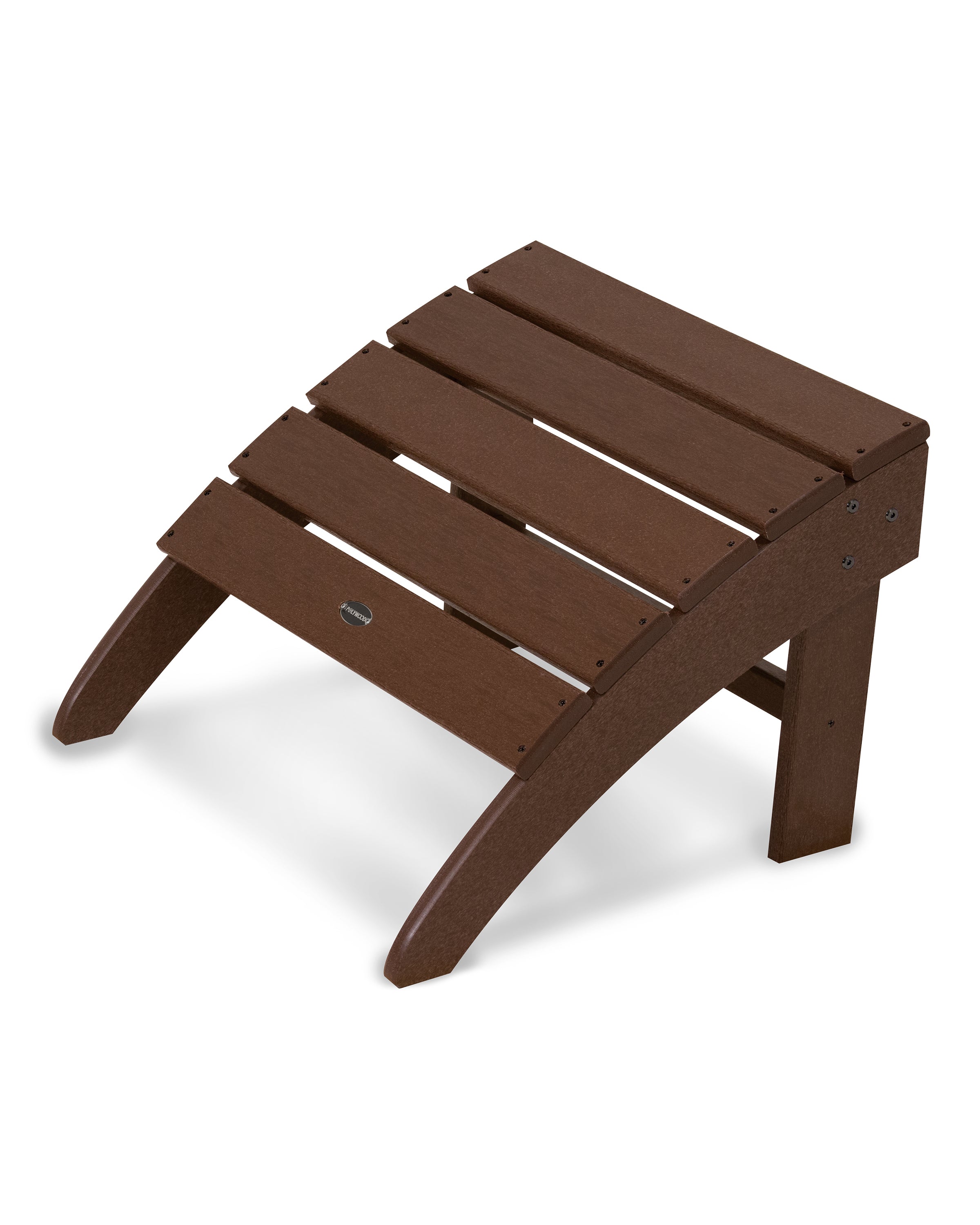 POLYWOOD South Beach Adirondack Ottoman - Outdoor Patio Furniture, Weather-Resistant Plastic Adirondack Chair Footrest - Perfect for Poolside, Garden, Deck & Backyard Relaxation