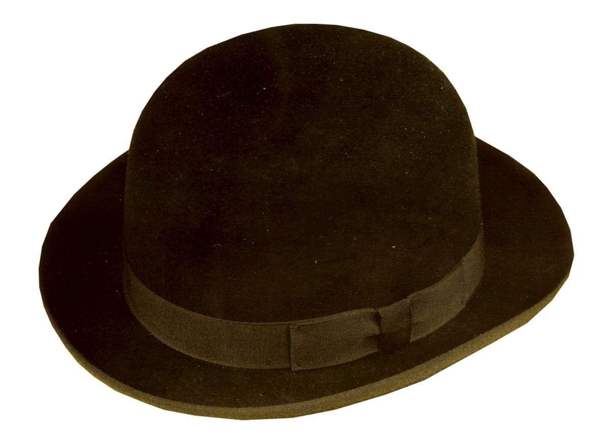 Premium Brown Derby Felt Hat - Medium Size for Formal & Casual Wear