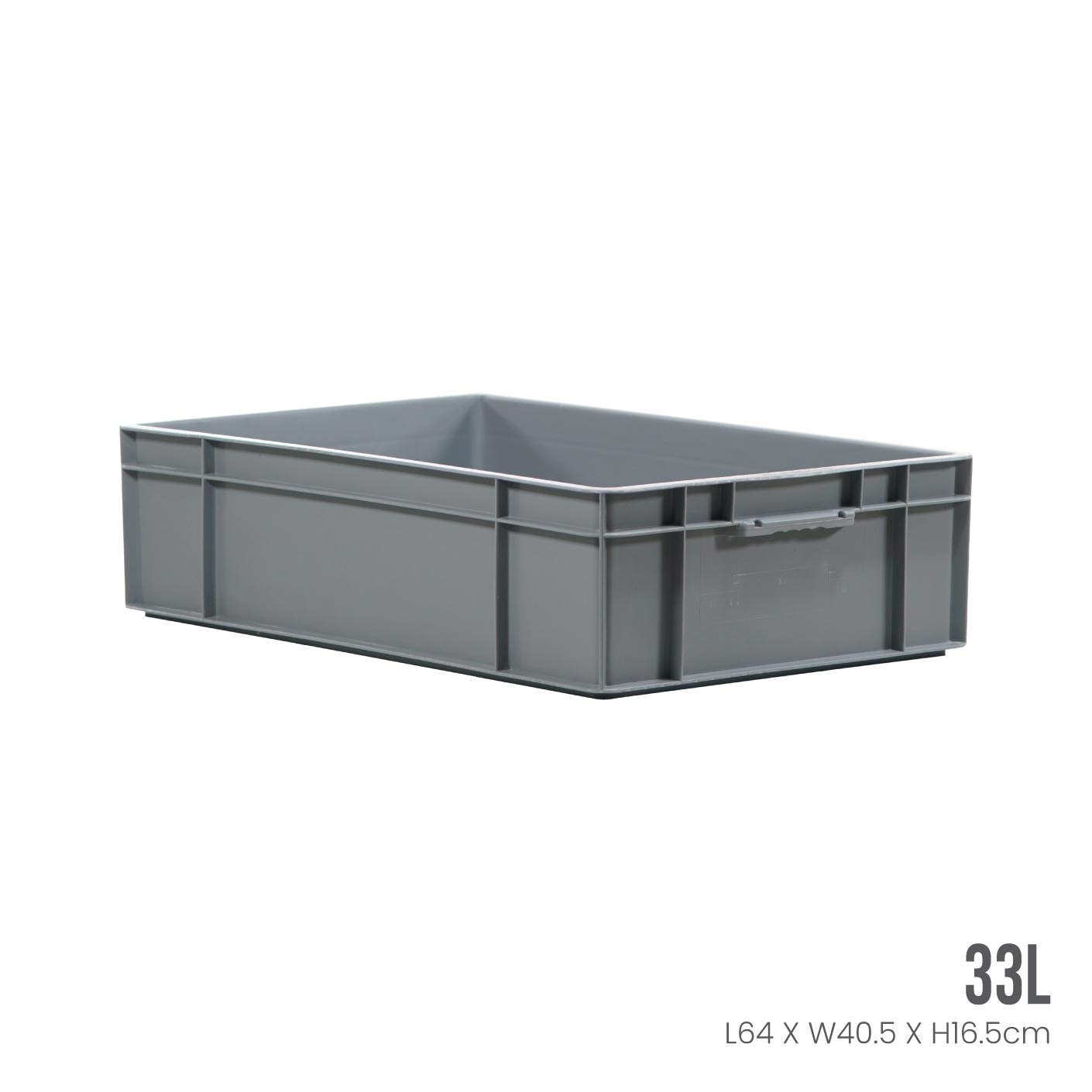 Heavy Duty Industrial Storage Container - Durable Plastic Stackable Bins for Warehouse, Garage & Workshop Organization (ID4713) | Perfect for Tools, Parts & Bulk Item Storage