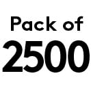 Pack of 2500