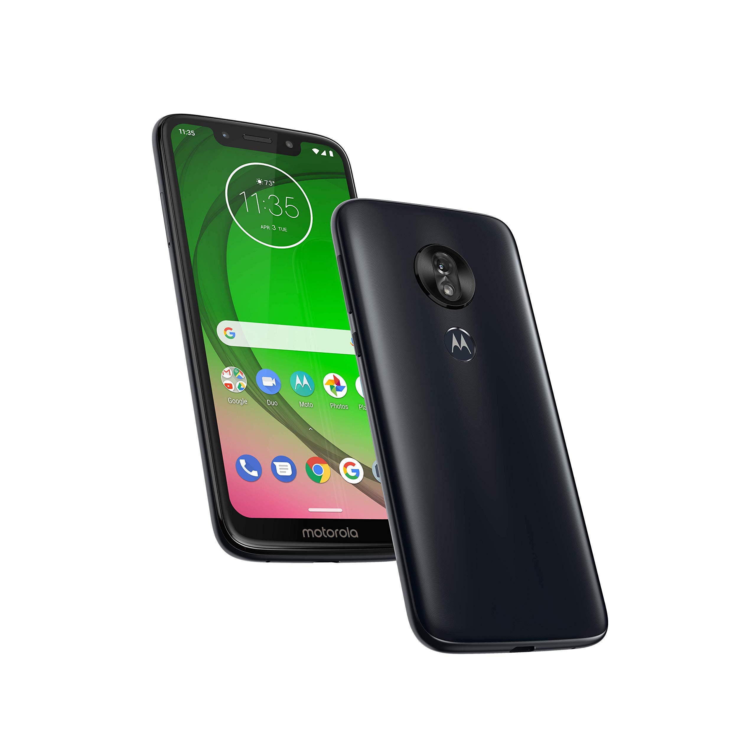Refurbished Motorola G7 Play 32GB Unlocked Smartphone with 13MP Camera - Deep Indigo Blue | GSM Nano-SIM Compatible | Perfect for Travel, Work & Everyday Use
