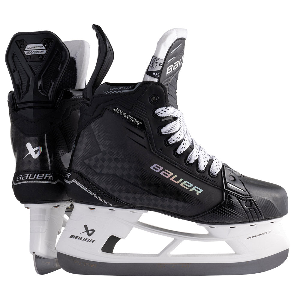Bauer Supreme Shadow Senior Ice Hockey Skates - Professional Performance Skates for Men & Women - Perfect for Competitive Play & Training on Ice